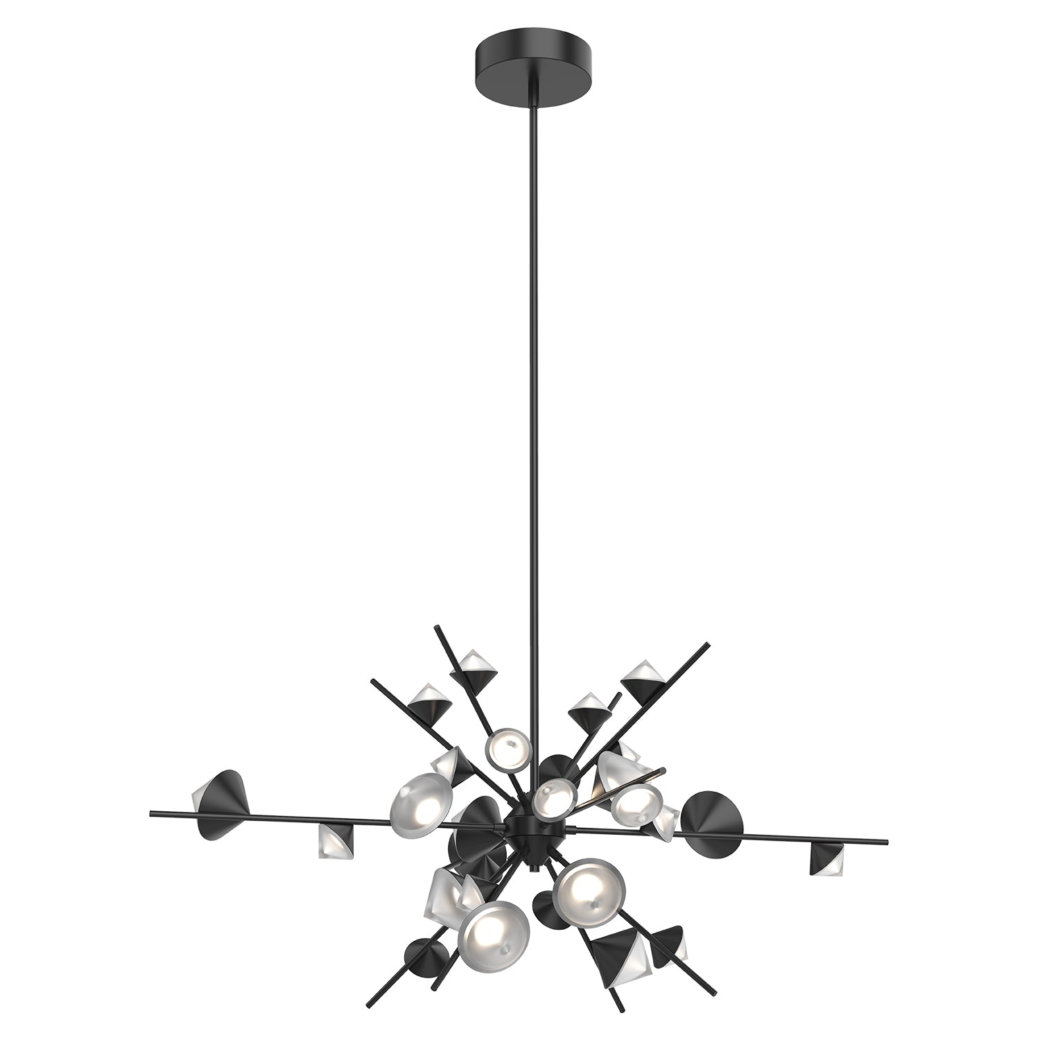 Celestyn Crystal Burst Chandelier - Wisteria