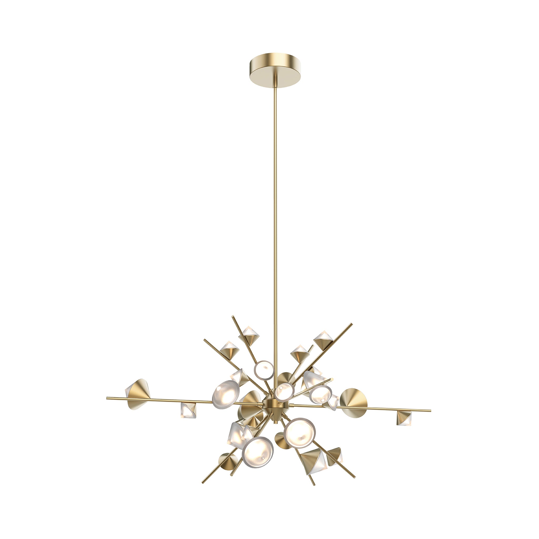 Celestyn Crystal Burst Chandelier - Wisteria