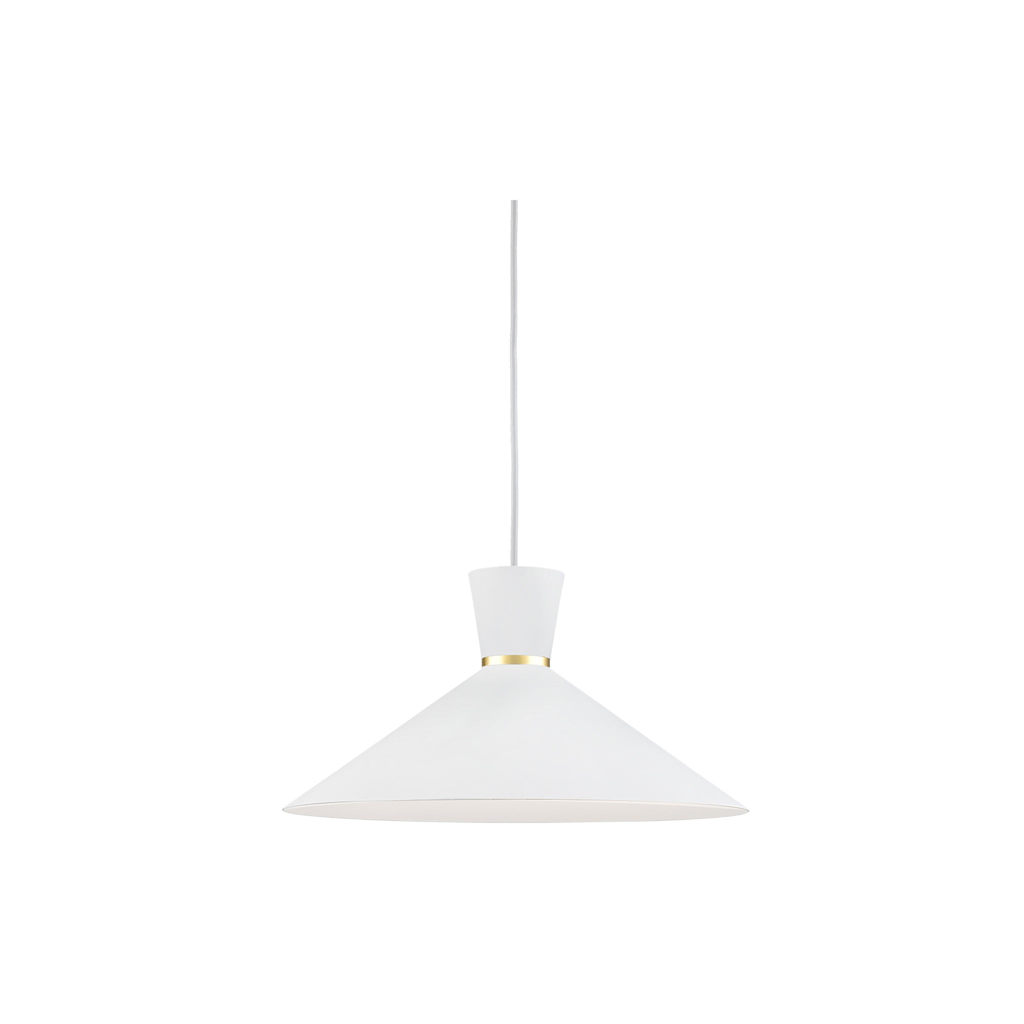 Arzano Gold Ring Pendant - Wisteria