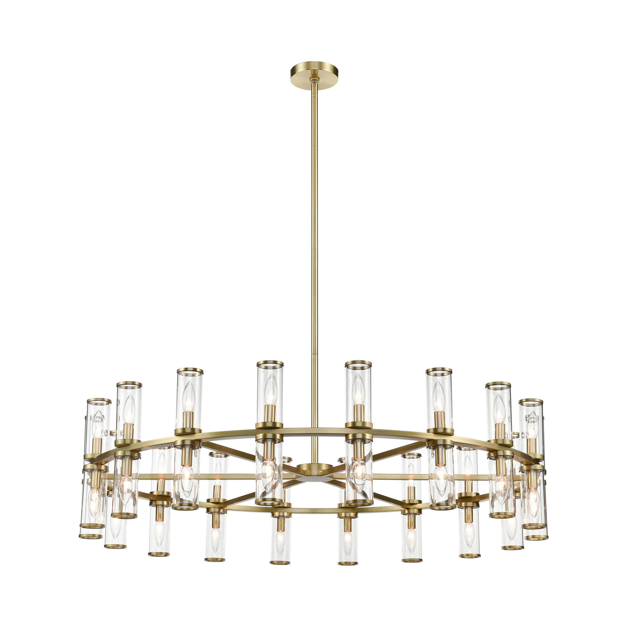 Arvello Glass Ring Chandelier - Wisteria