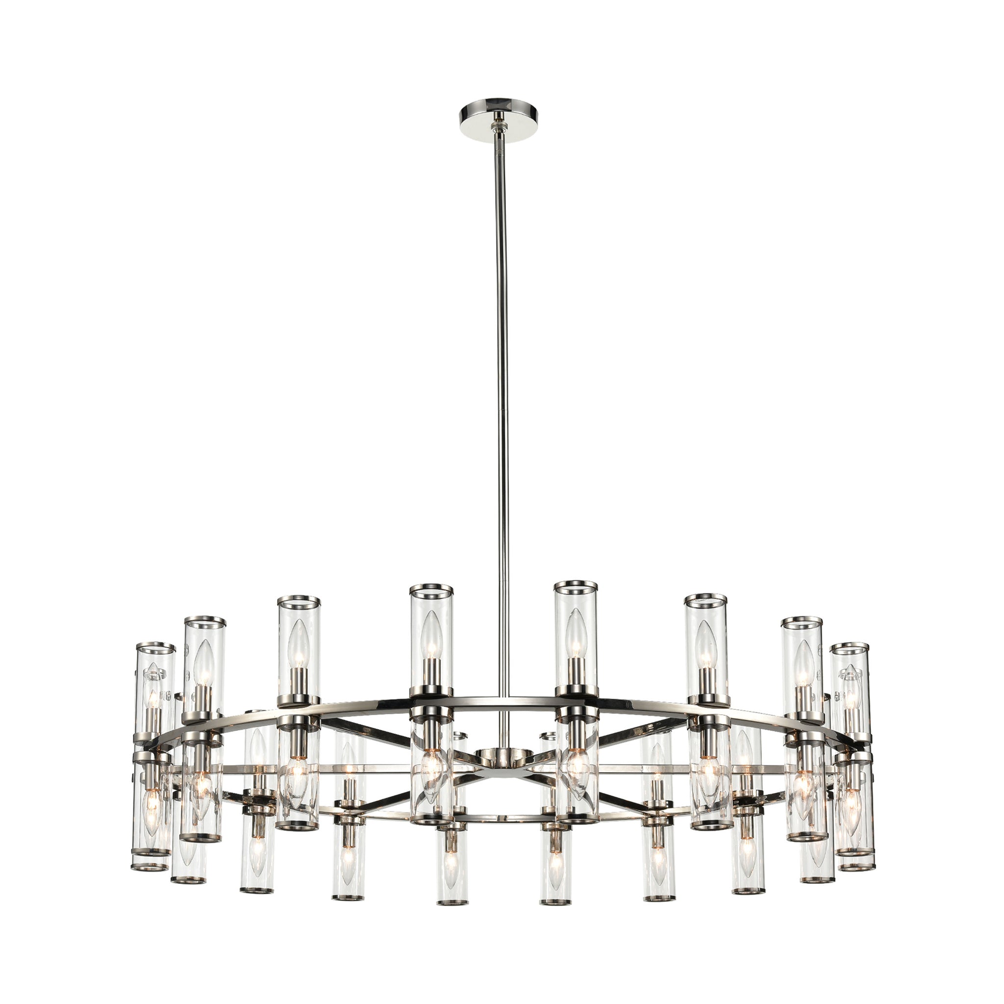 Arvello Glass Ring Chandelier - Wisteria