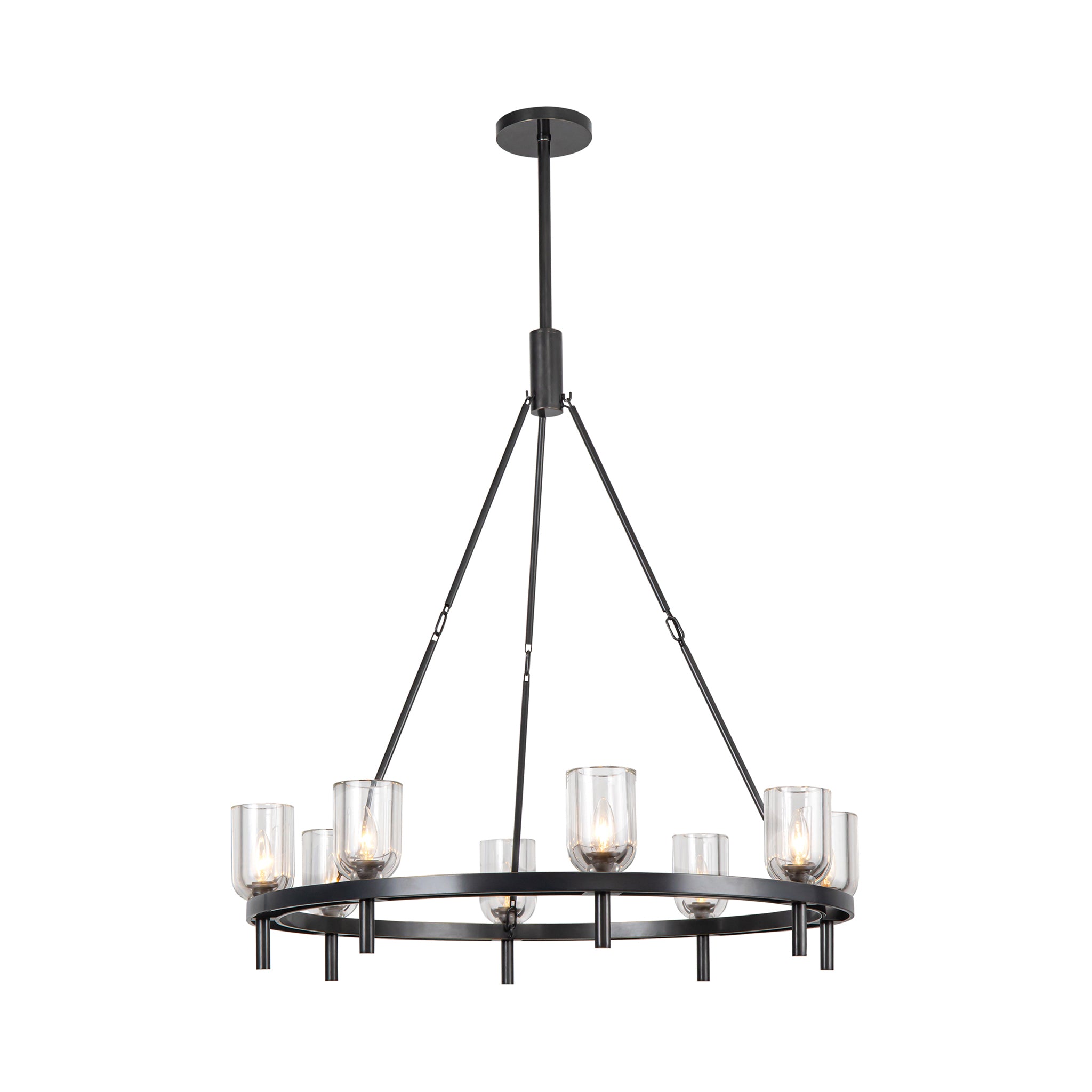 Aurelian Crystal Ring Chandelier - Wisteria