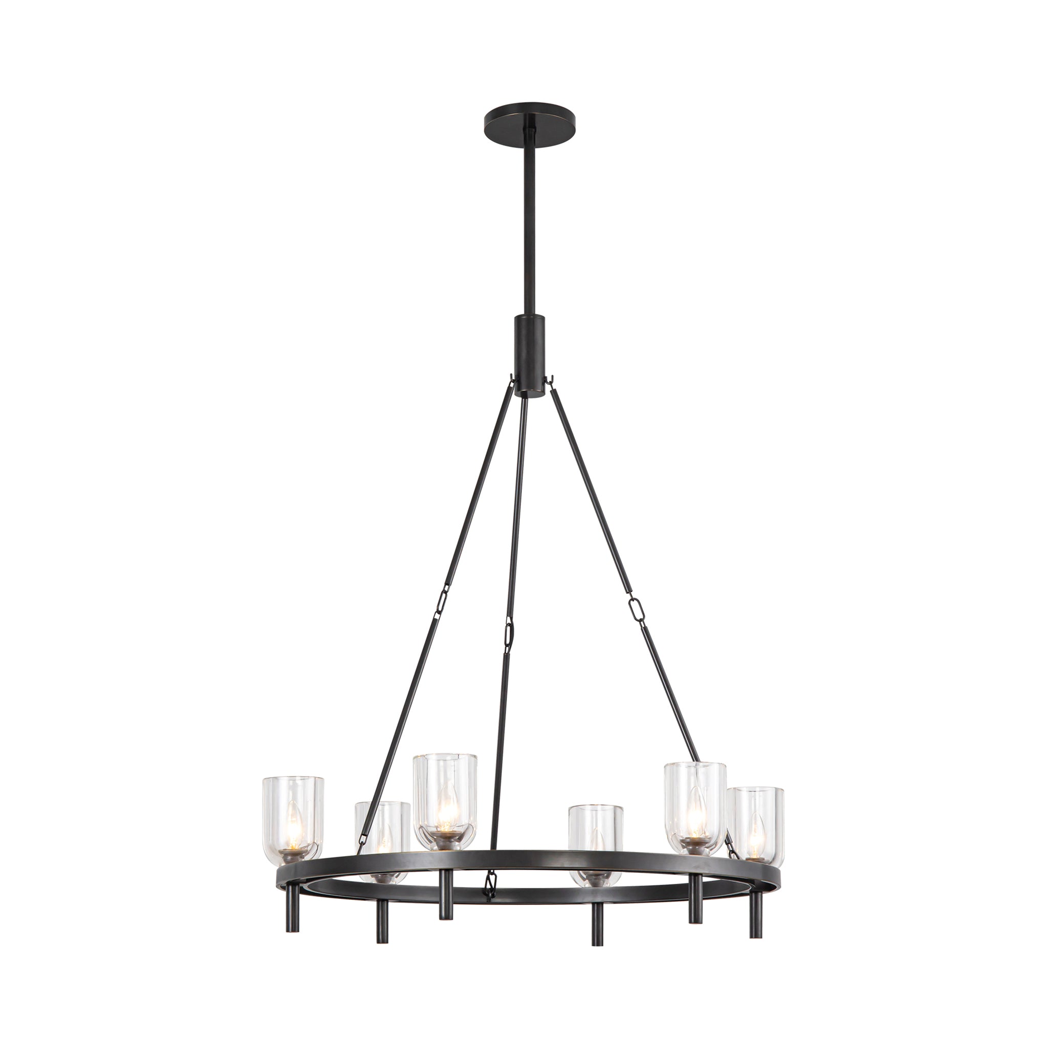 Aurelian Crystal Ring Chandelier - Wisteria