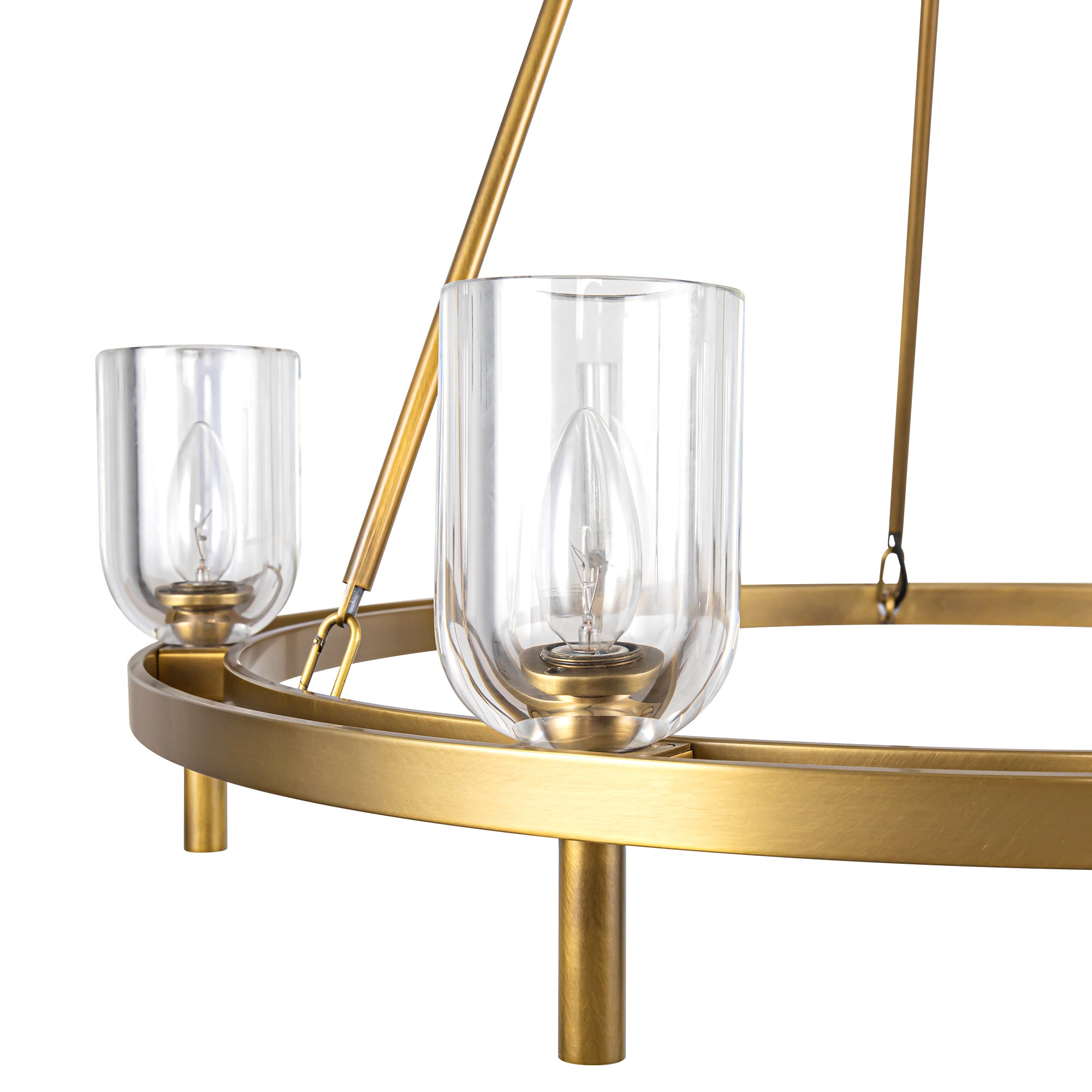 Aurelian Crystal Ring Chandelier - Wisteria