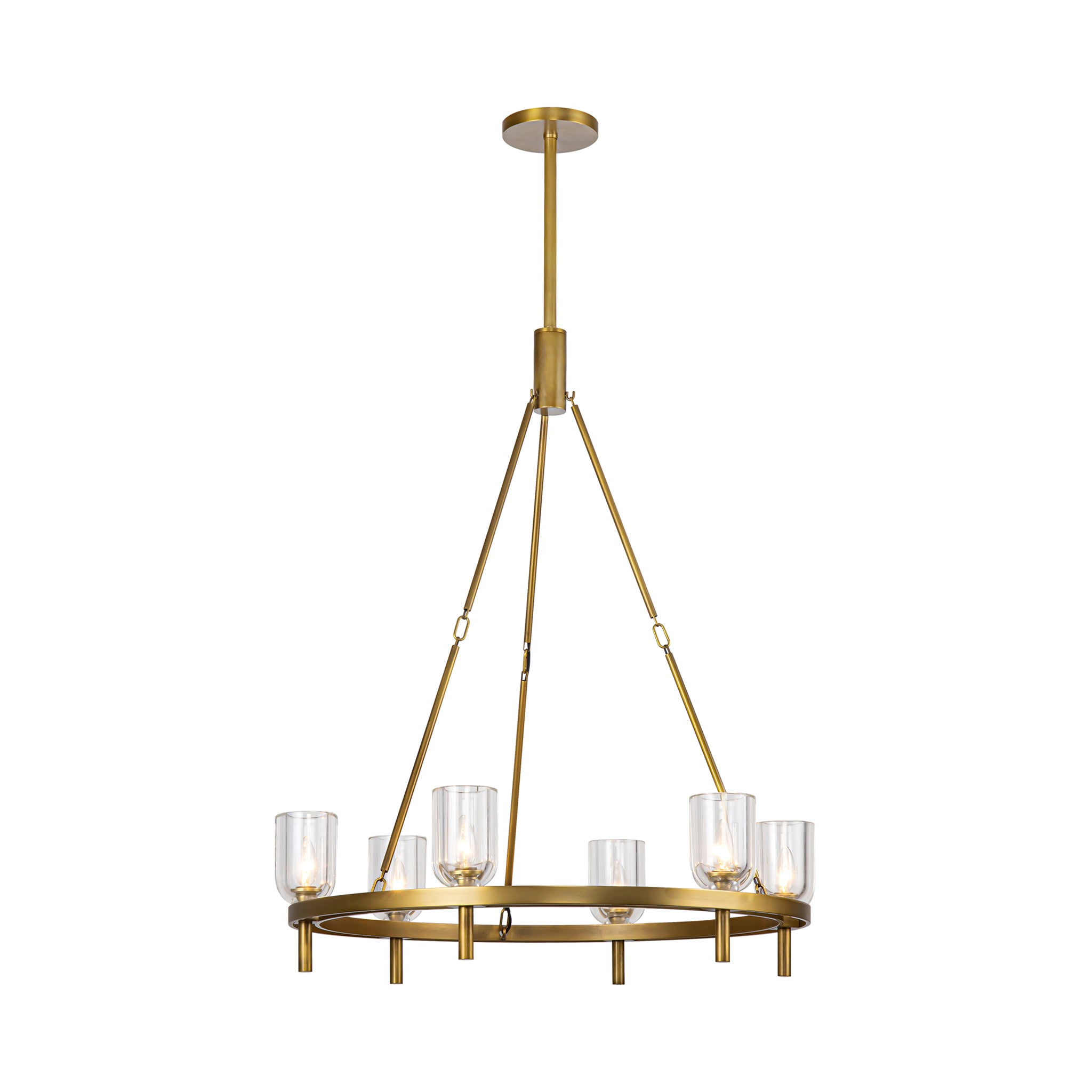 Aurelian Crystal Ring Chandelier - Wisteria