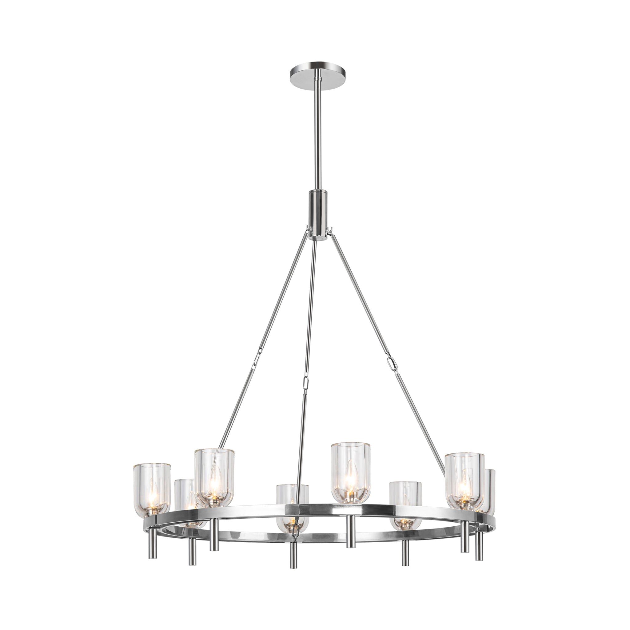 Aurelian Crystal Ring Chandelier - Wisteria