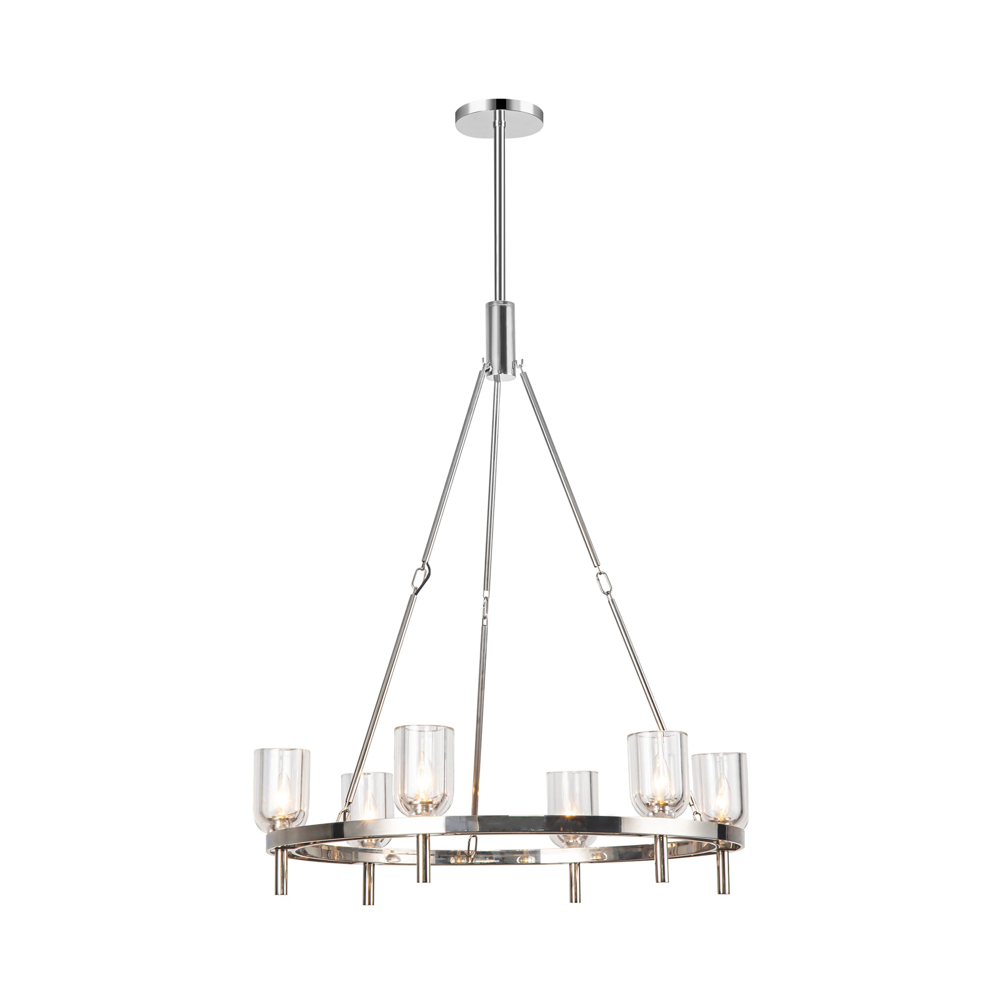 Aurelian Crystal Ring Chandelier - Wisteria