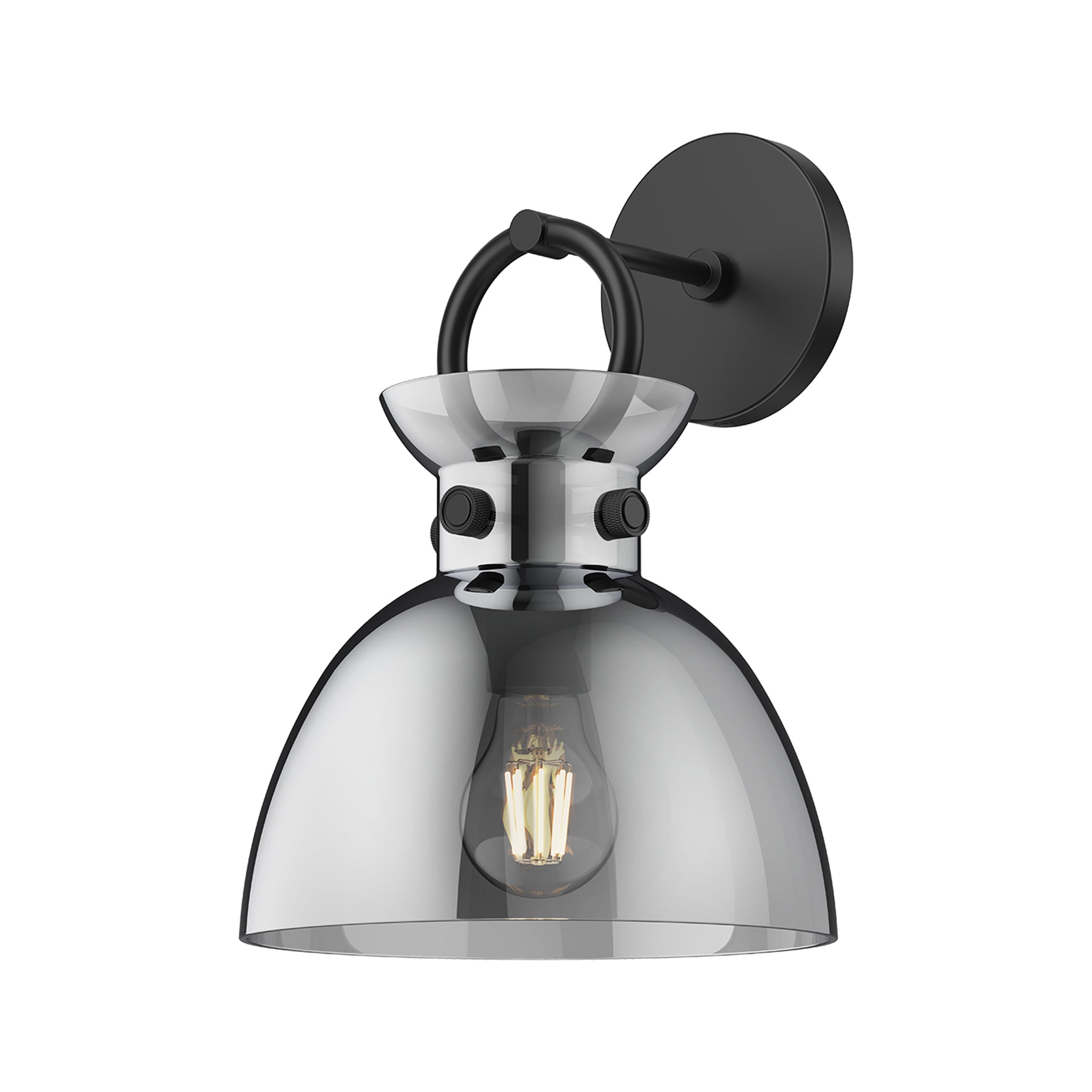 Hollin Open Clear Sconce - Wisteria