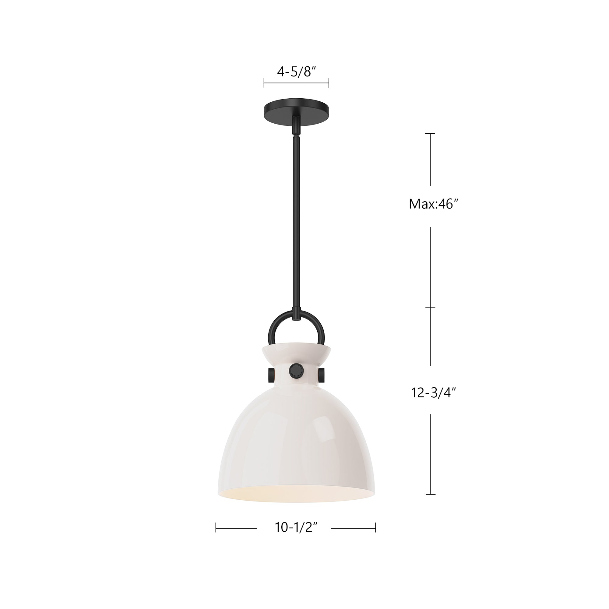 Hollin Open Opal Glass Pendant - Wisteria