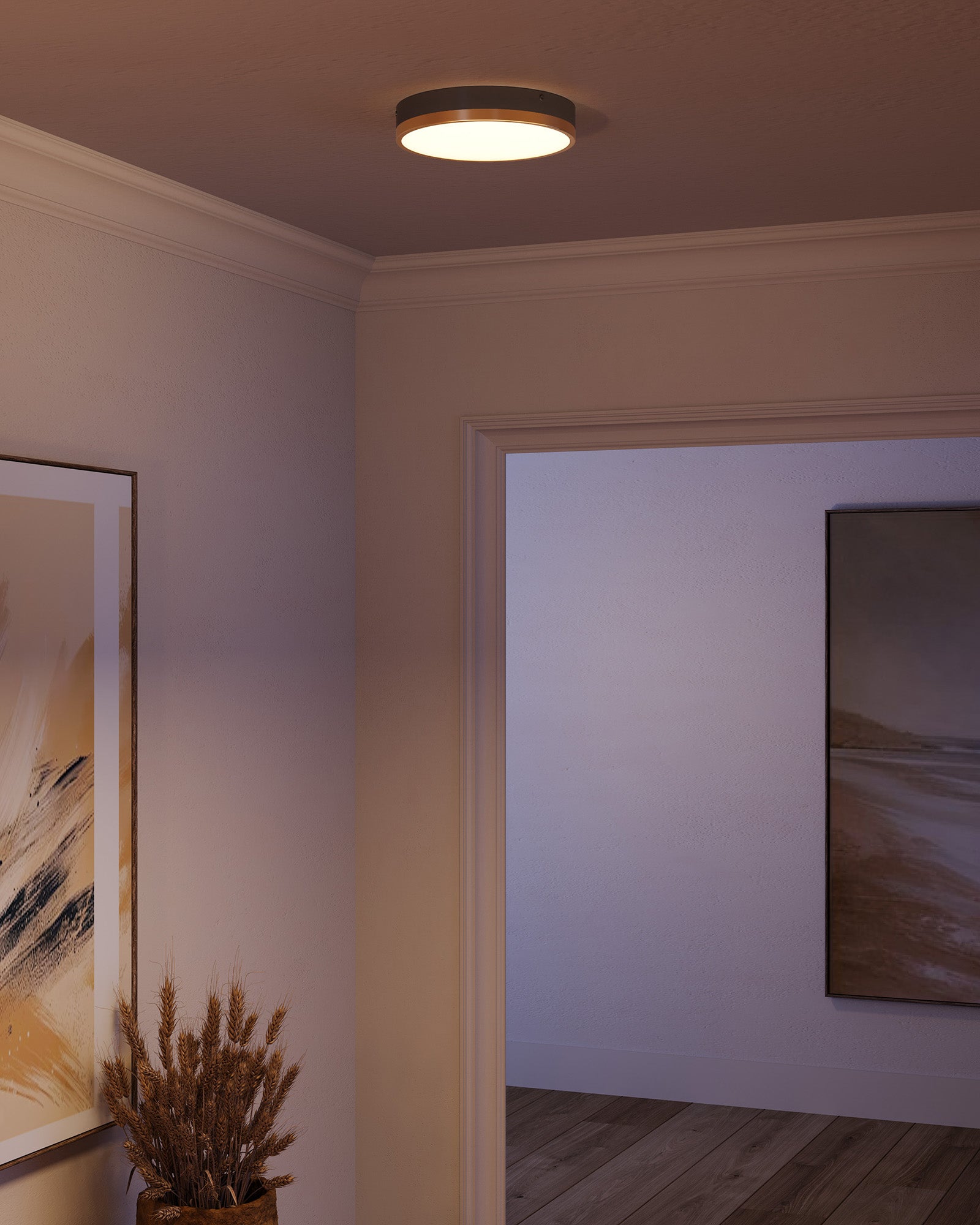 Alencyon Banded Ceiling Light - Wisteria