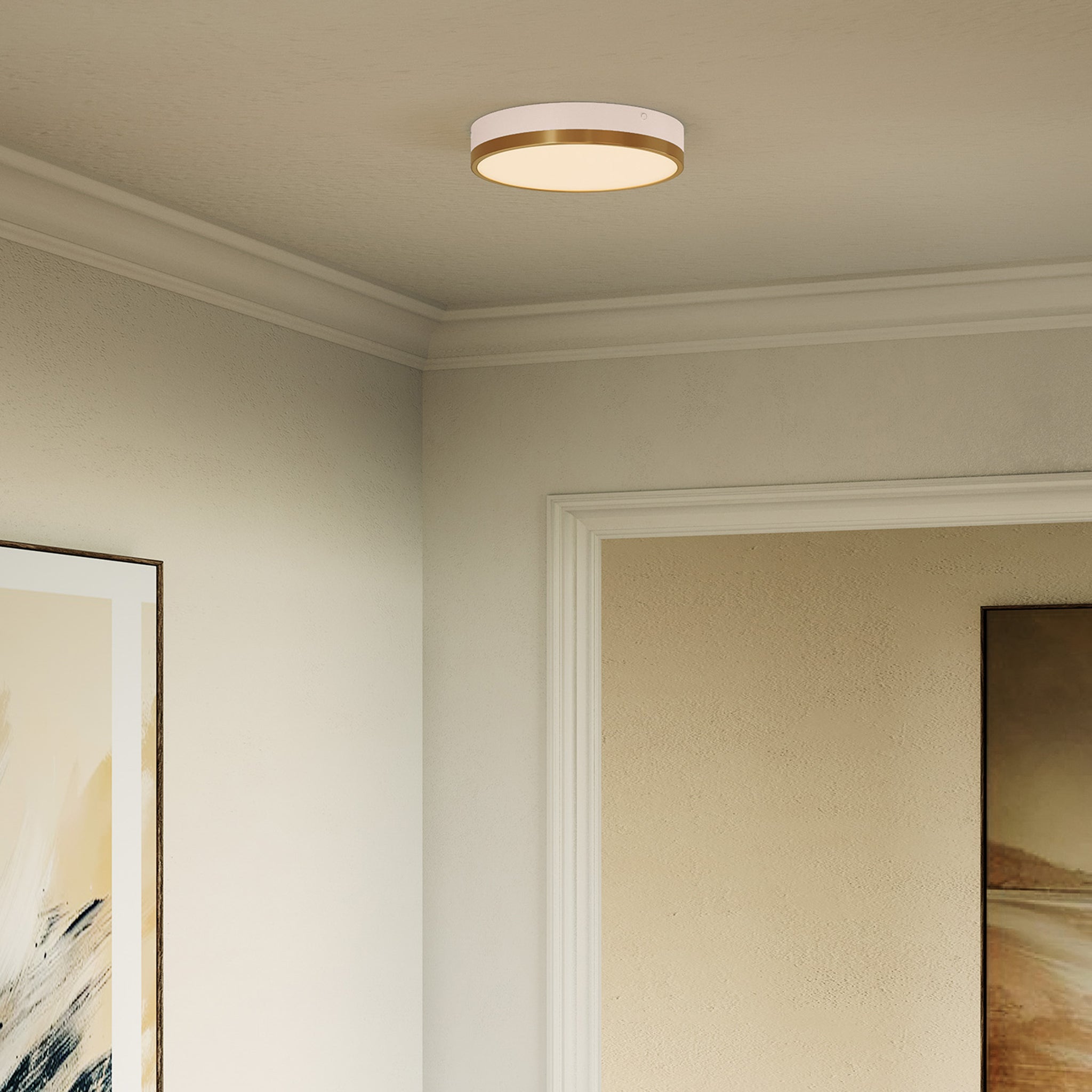 Alencyon Banded Ceiling Light - Wisteria