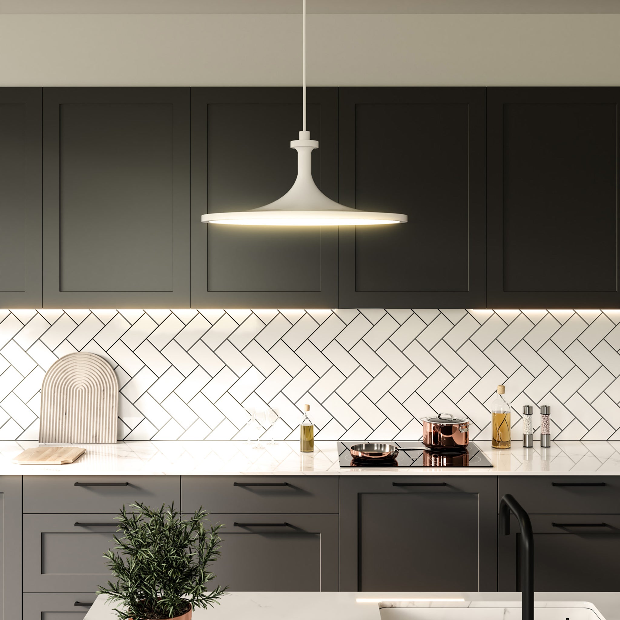 Chartres Pendant - Wisteria