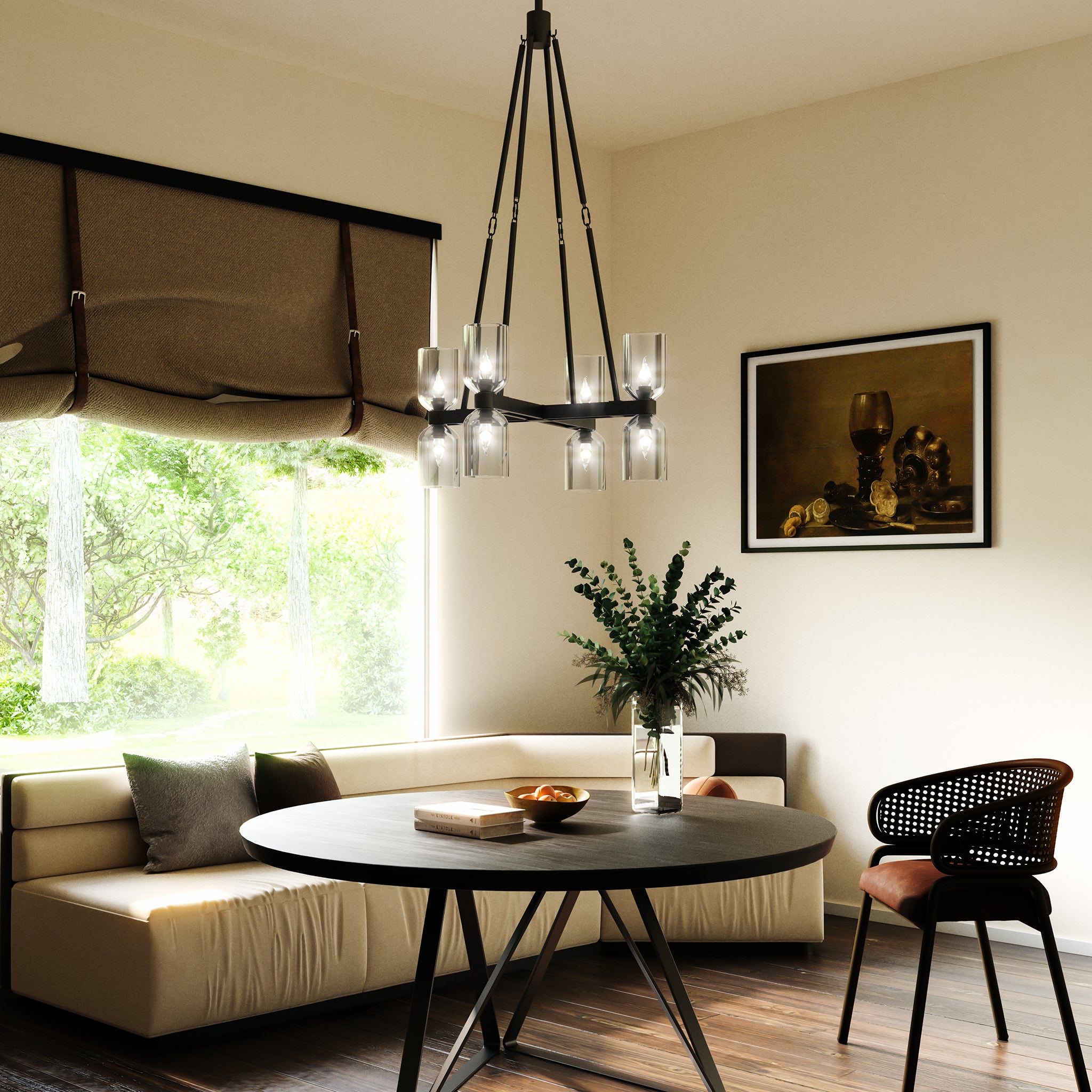 Averin Double Tier Chandelier - Wisteria