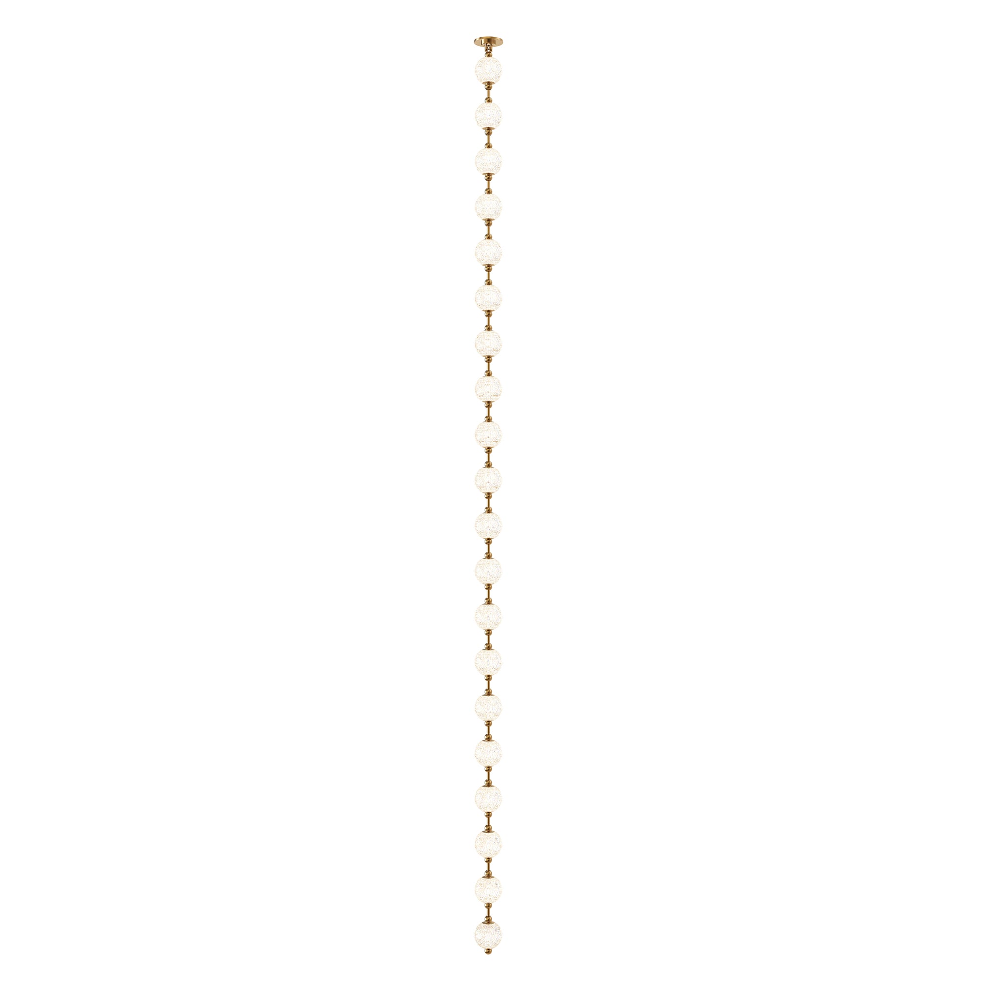 Bellora Beaded Linear Pendant - Short Run - Wisteria