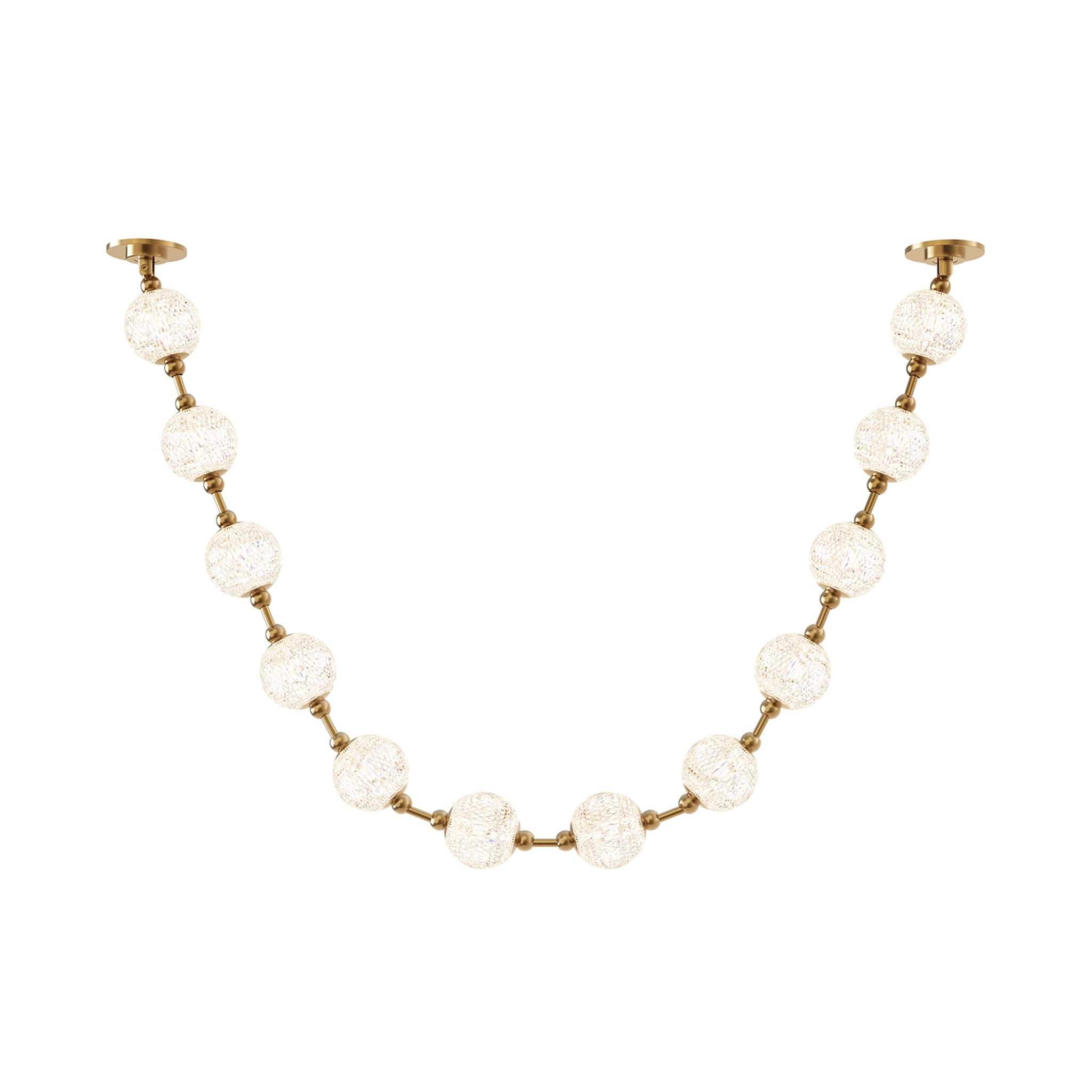 Bellora Beaded Linear Pendant - Short Run - Wisteria