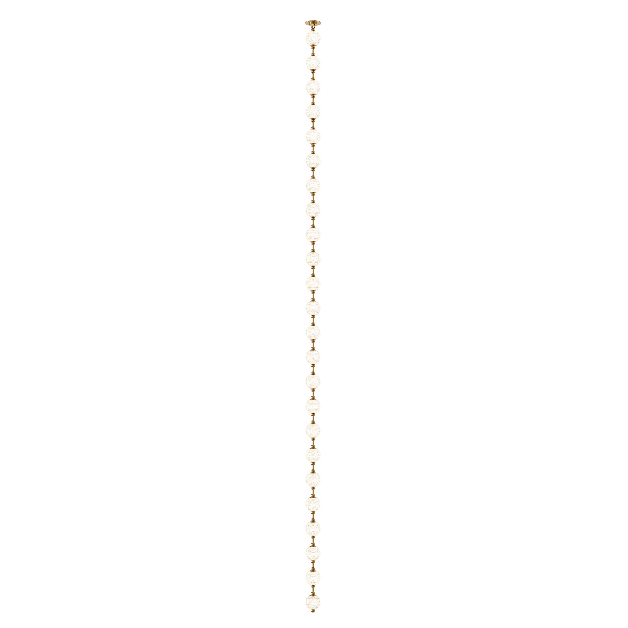 Bellora Beaded Linear Pendant - Short Run - Wisteria
