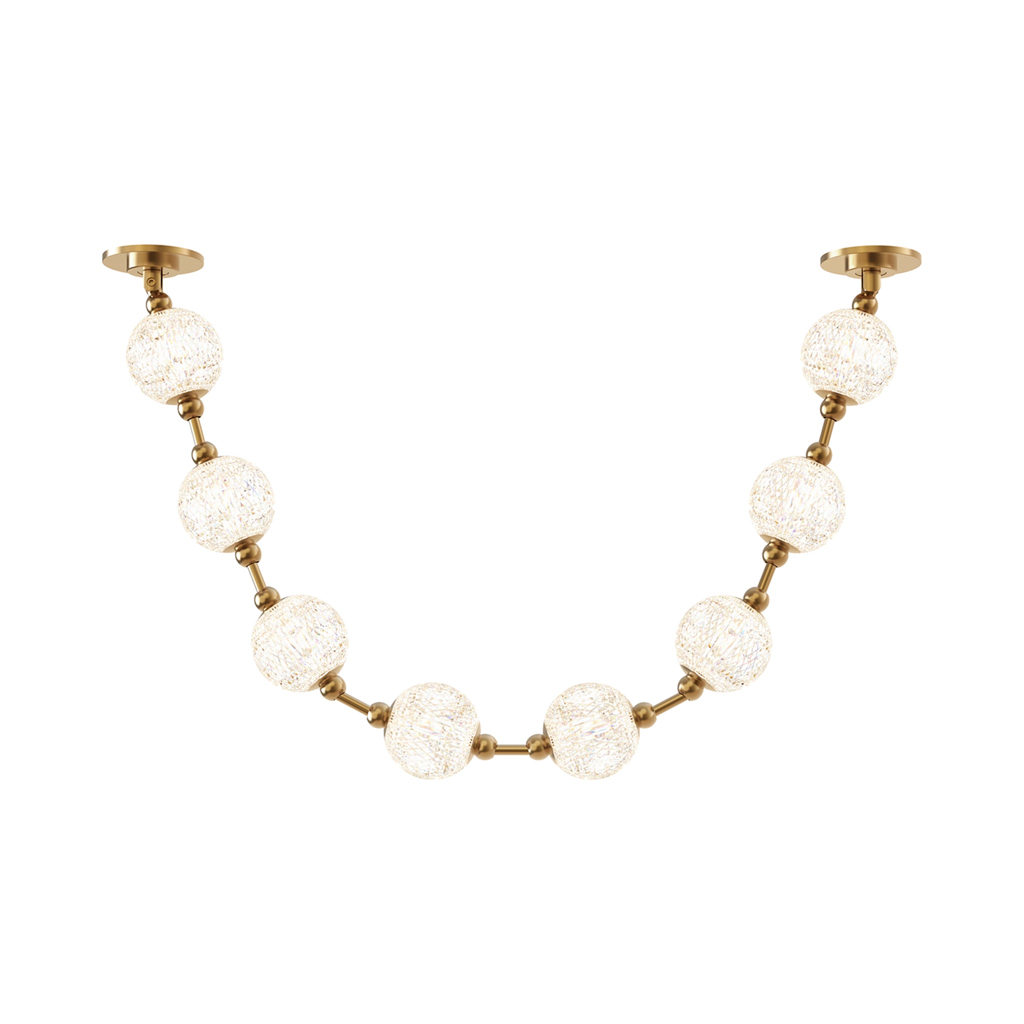 Bellora Beaded Linear Pendant - Short Run - Wisteria