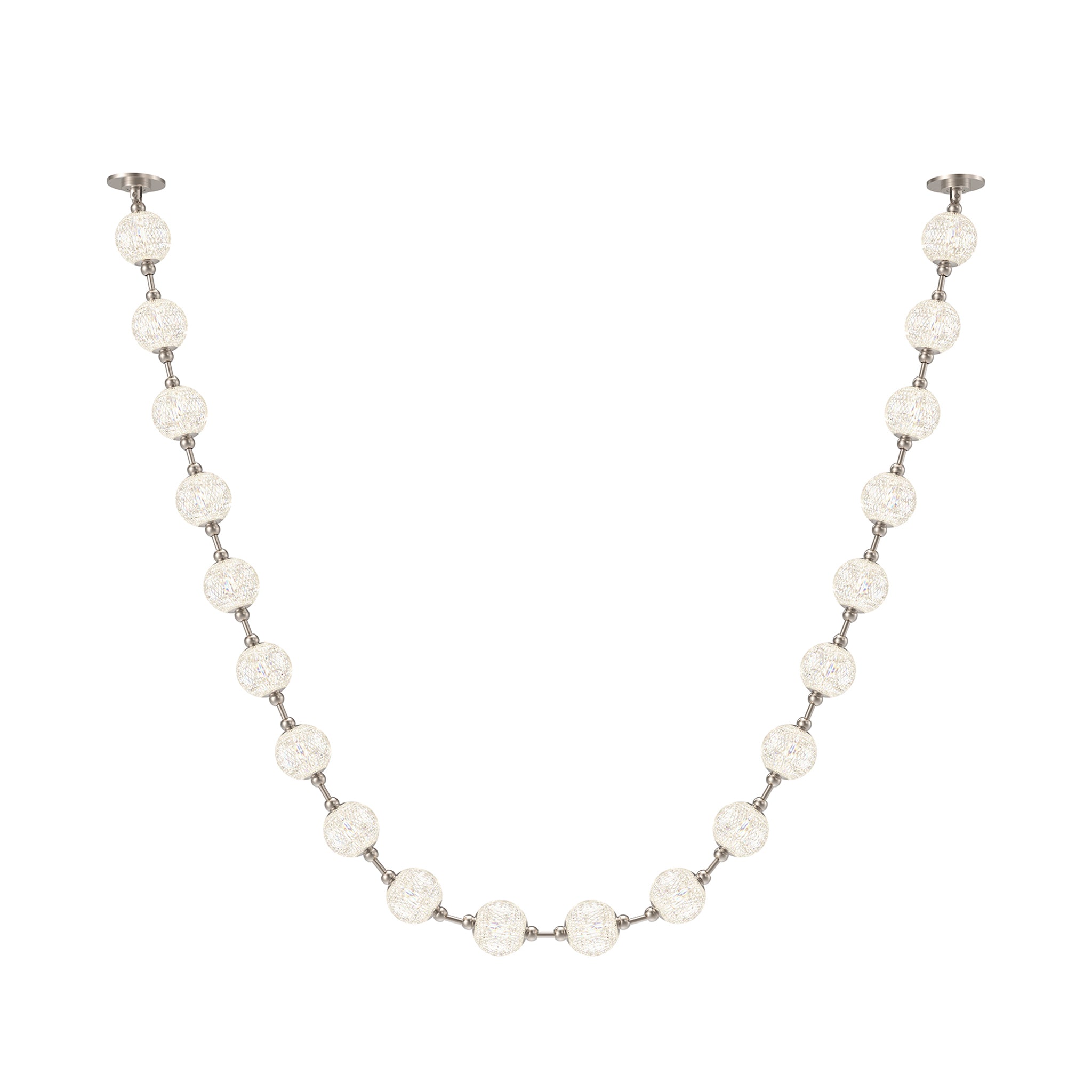 Bellora Beaded Linear Pendant - Short Run - Wisteria