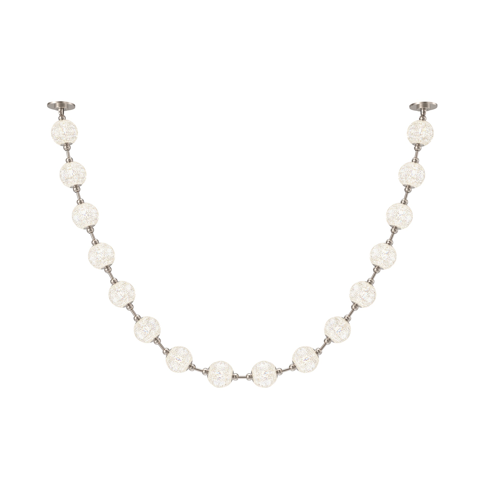 Bellora Beaded Linear Pendant - Short Run - Wisteria