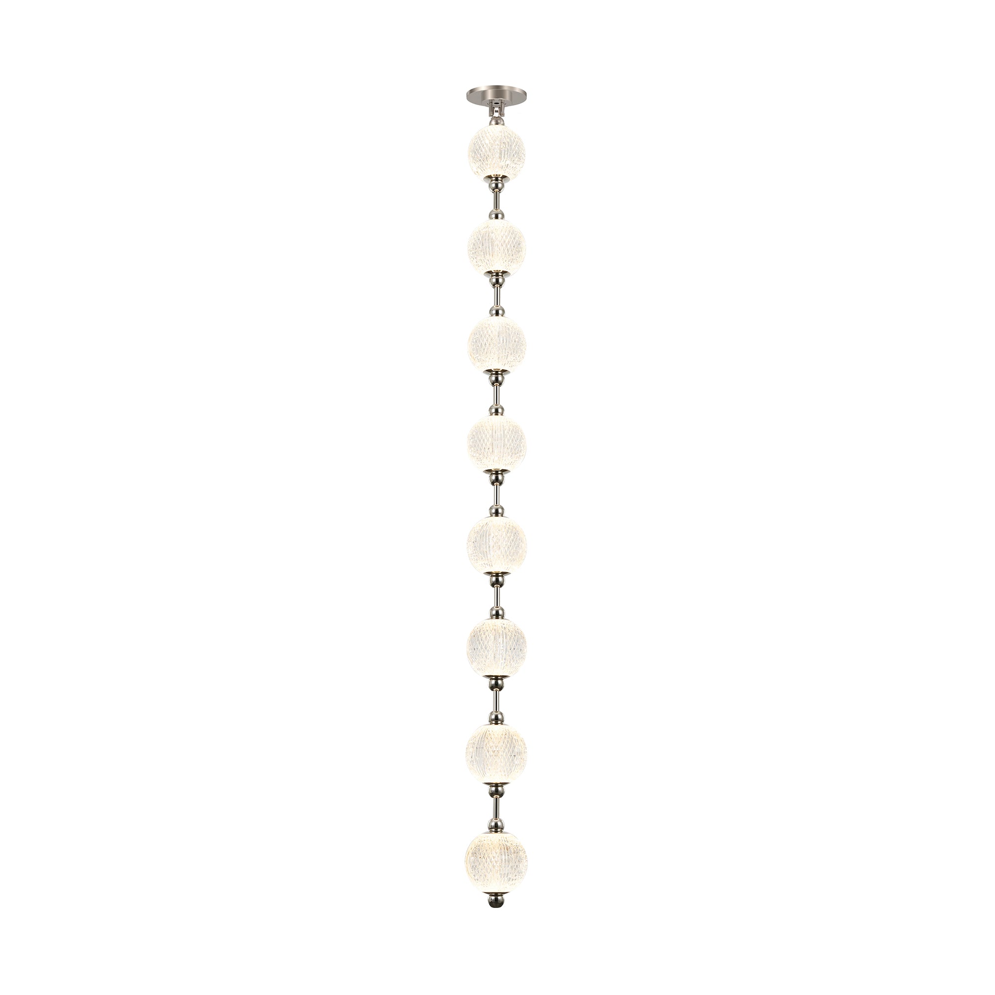 Bellora Beaded Linear Pendant - Short Run - Wisteria