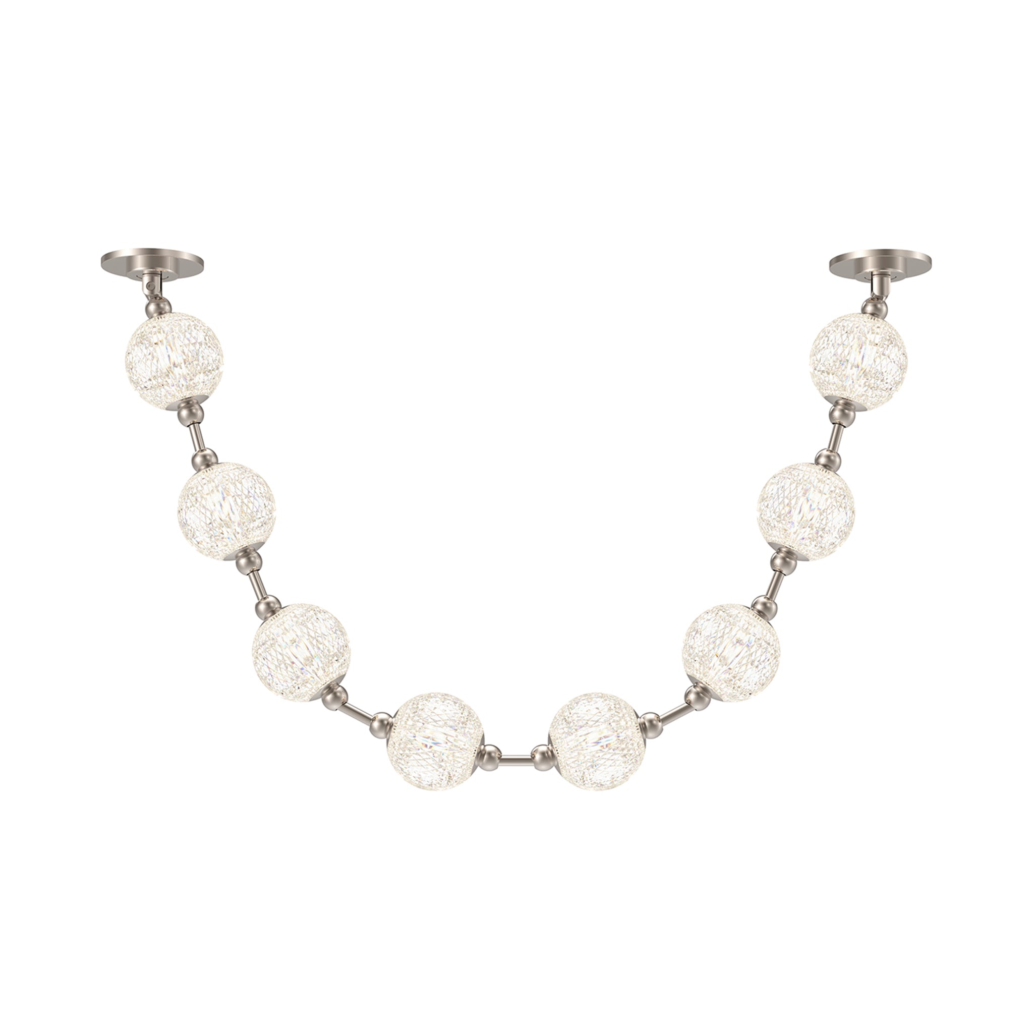 Bellora Beaded Linear Pendant - Short Run - Wisteria