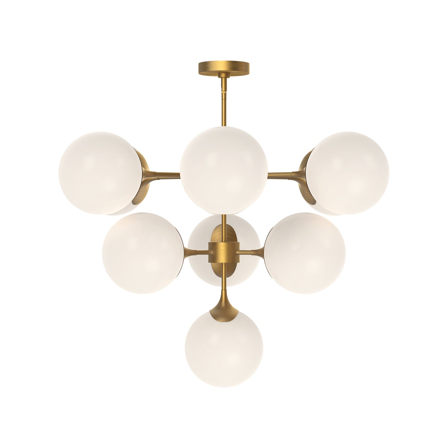 Solavane Opal 10 - Light Chandelier - Wisteria