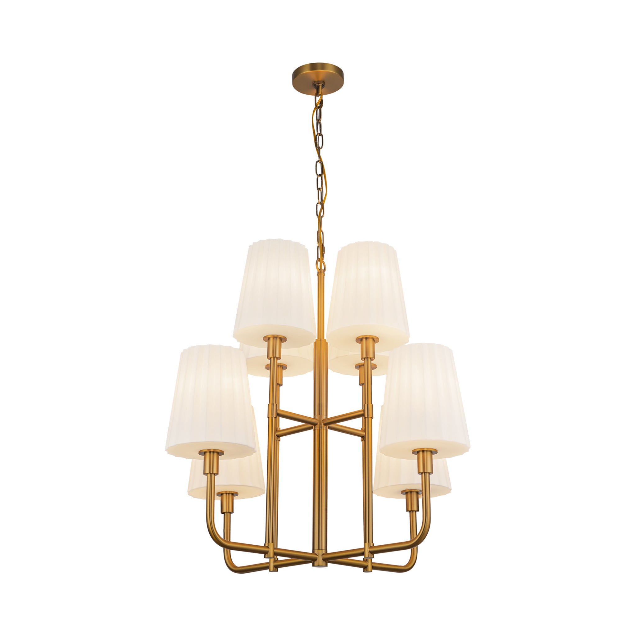 Selmont Opal 8 Light Chandelier - Wisteria