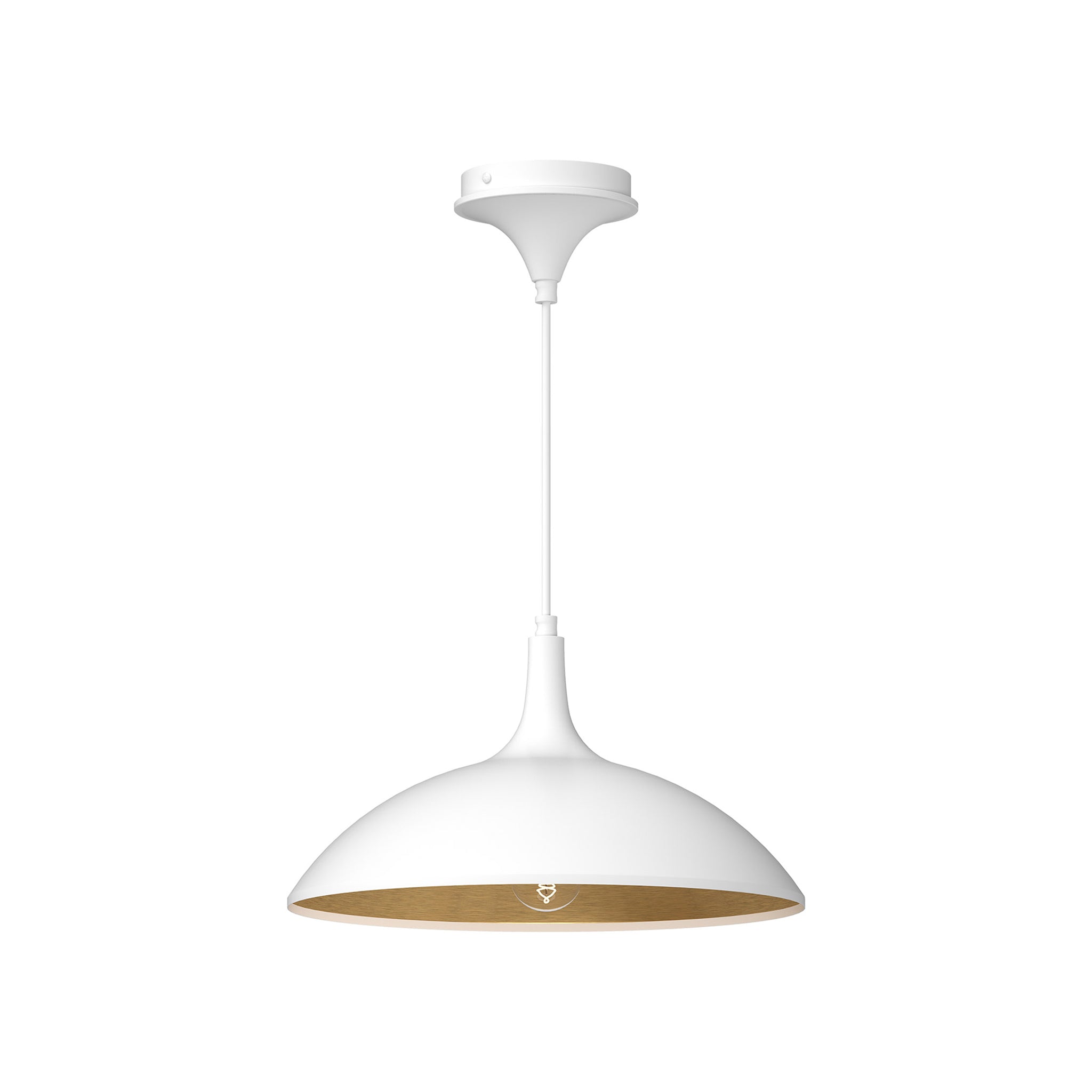 Valdorin Metal Dome Pendant - Wisteria