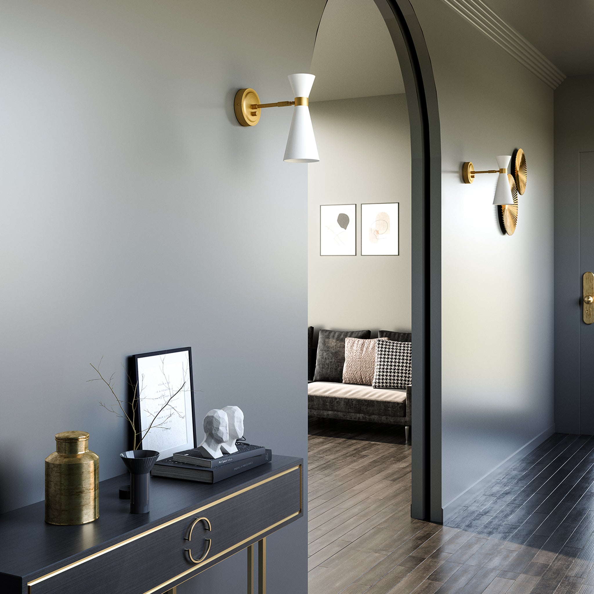 Bellora Opal Vanity Light - Wisteria