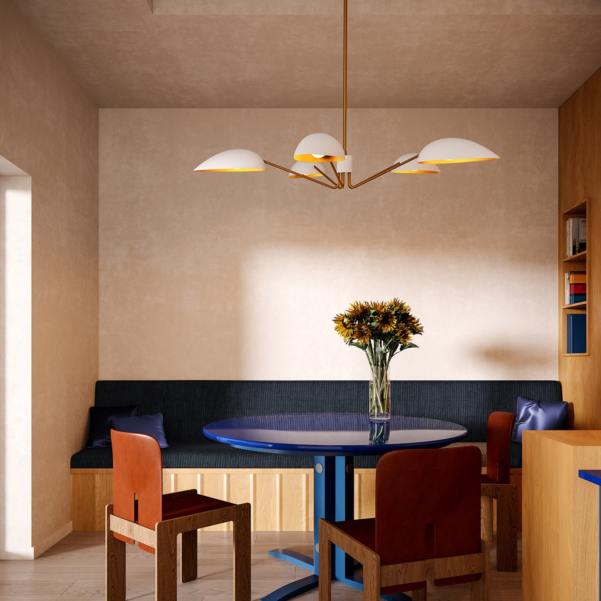 Briarcliffe Opal 5 Light Pendant - Wisteria