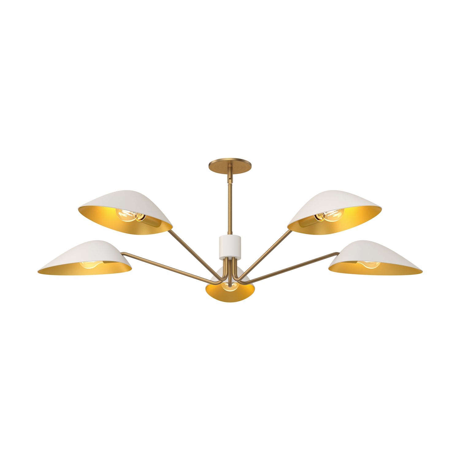 Briarcliffe Opal 5 Light Pendant - Wisteria