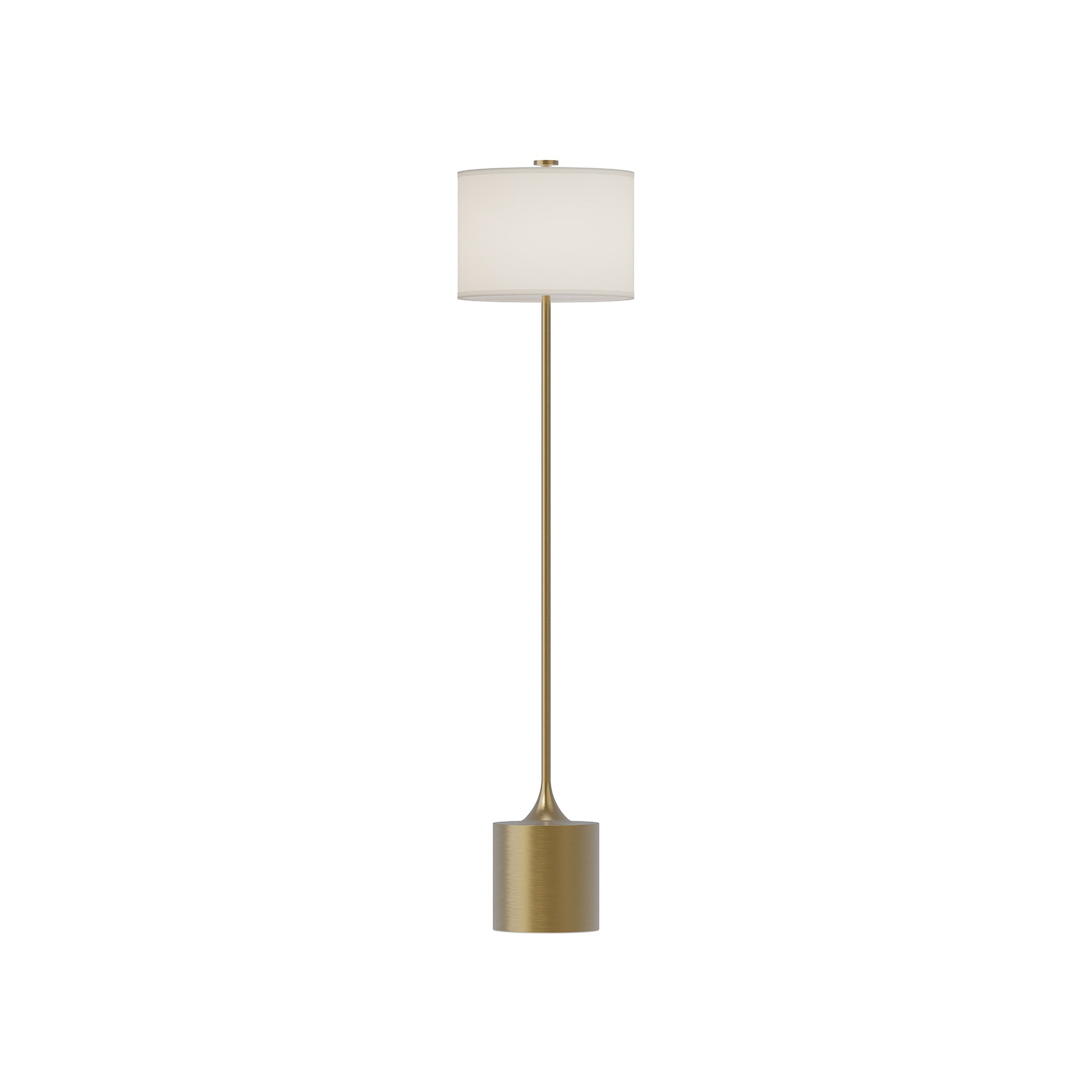 Kestrel Linen Floor Lamp - Wisteria