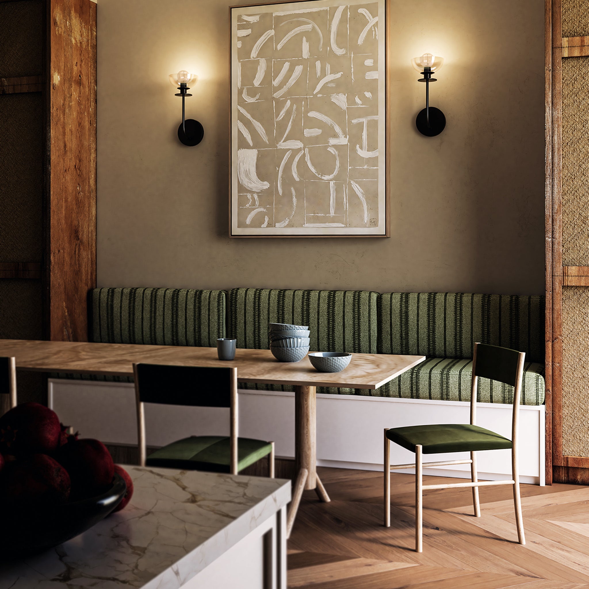 Nara Glass Wall Vanity - Wisteria