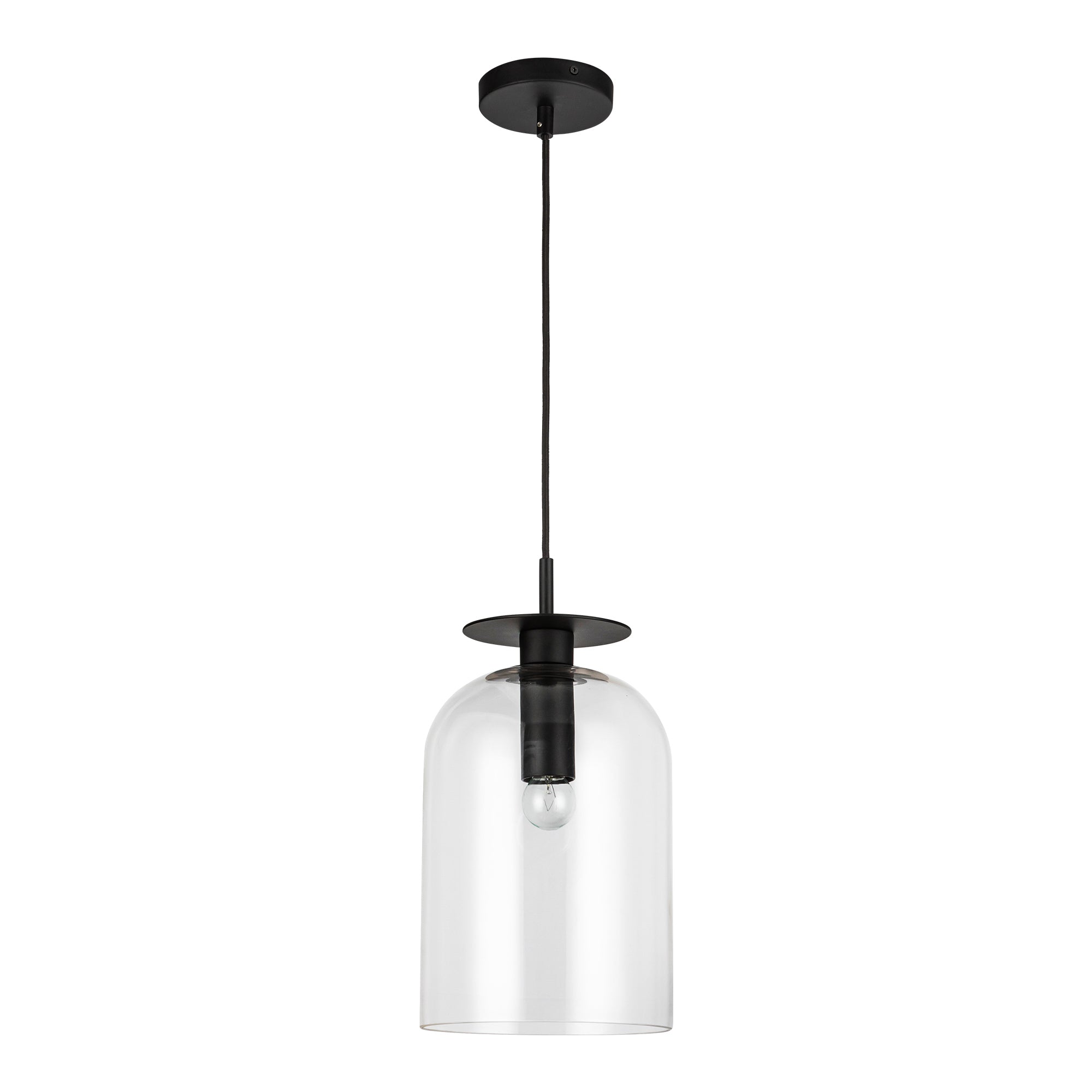 Fastina Clear Glass Pendant Lamp - Wisteria