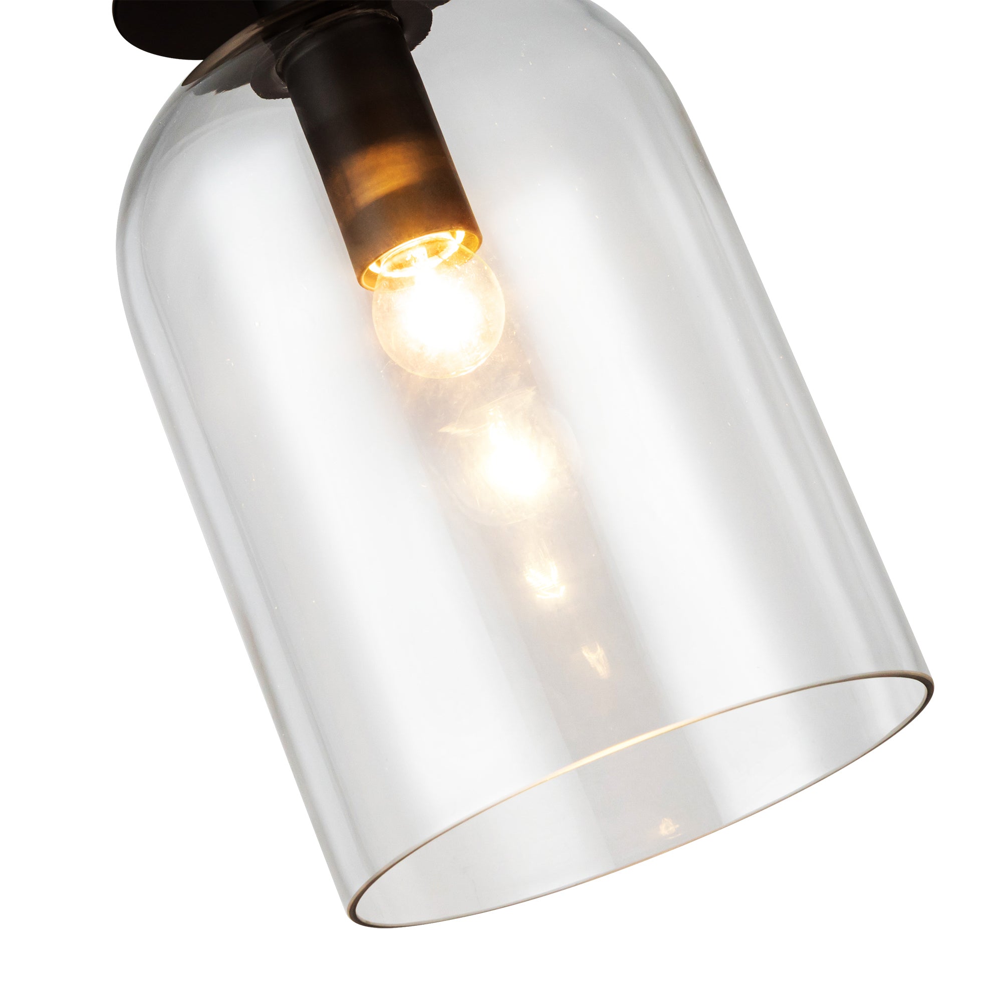 Fastina Clear Glass Pendant Lamp - Wisteria