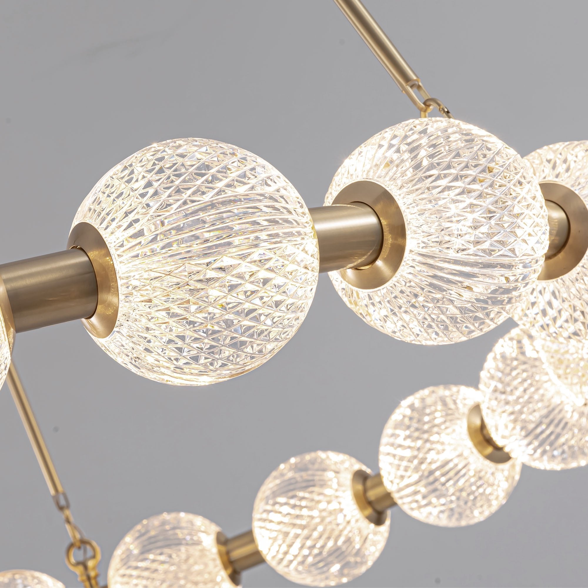 Marneau Sphere Glass Chandelier - Wisteria