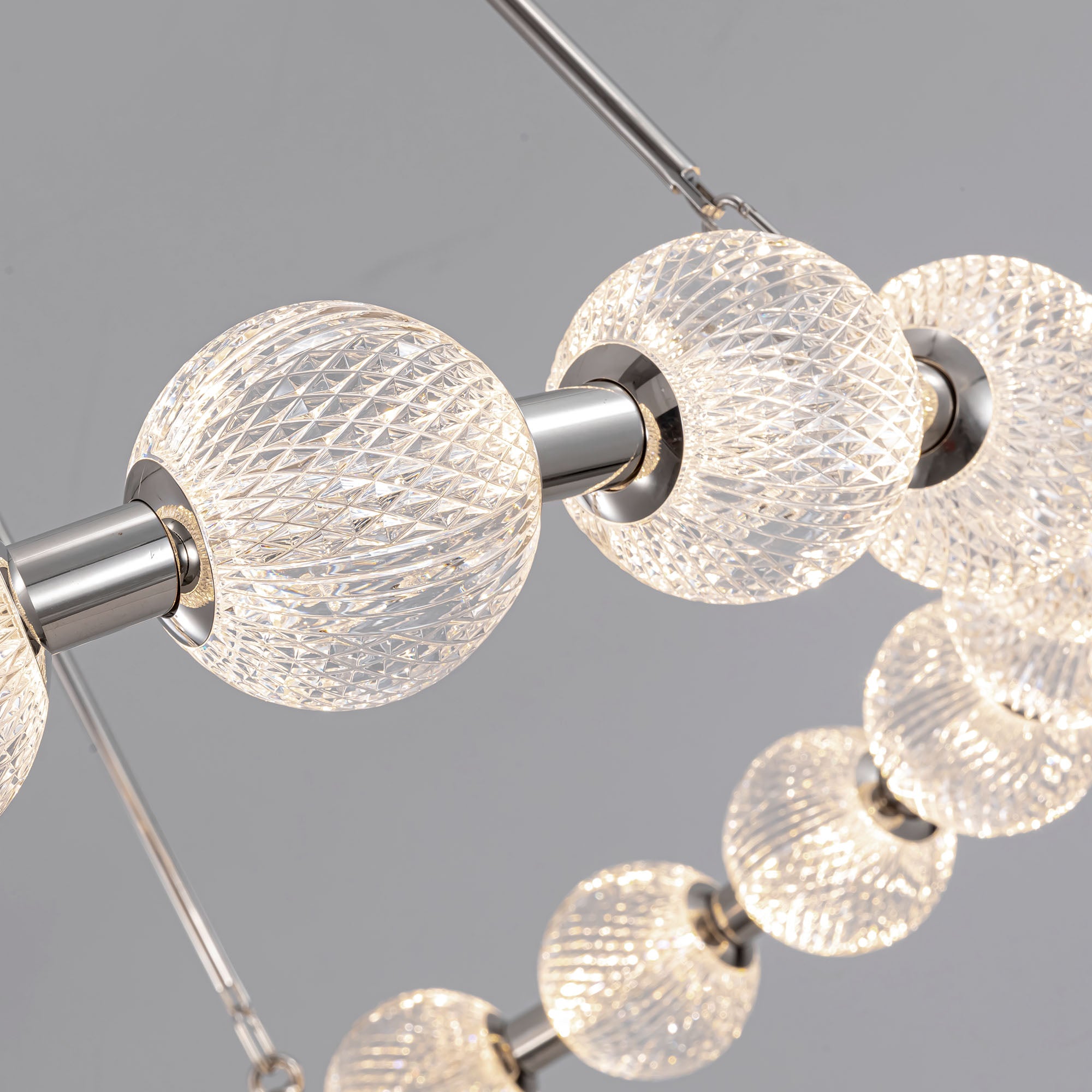 Marneau Sphere Glass Chandelier - Wisteria