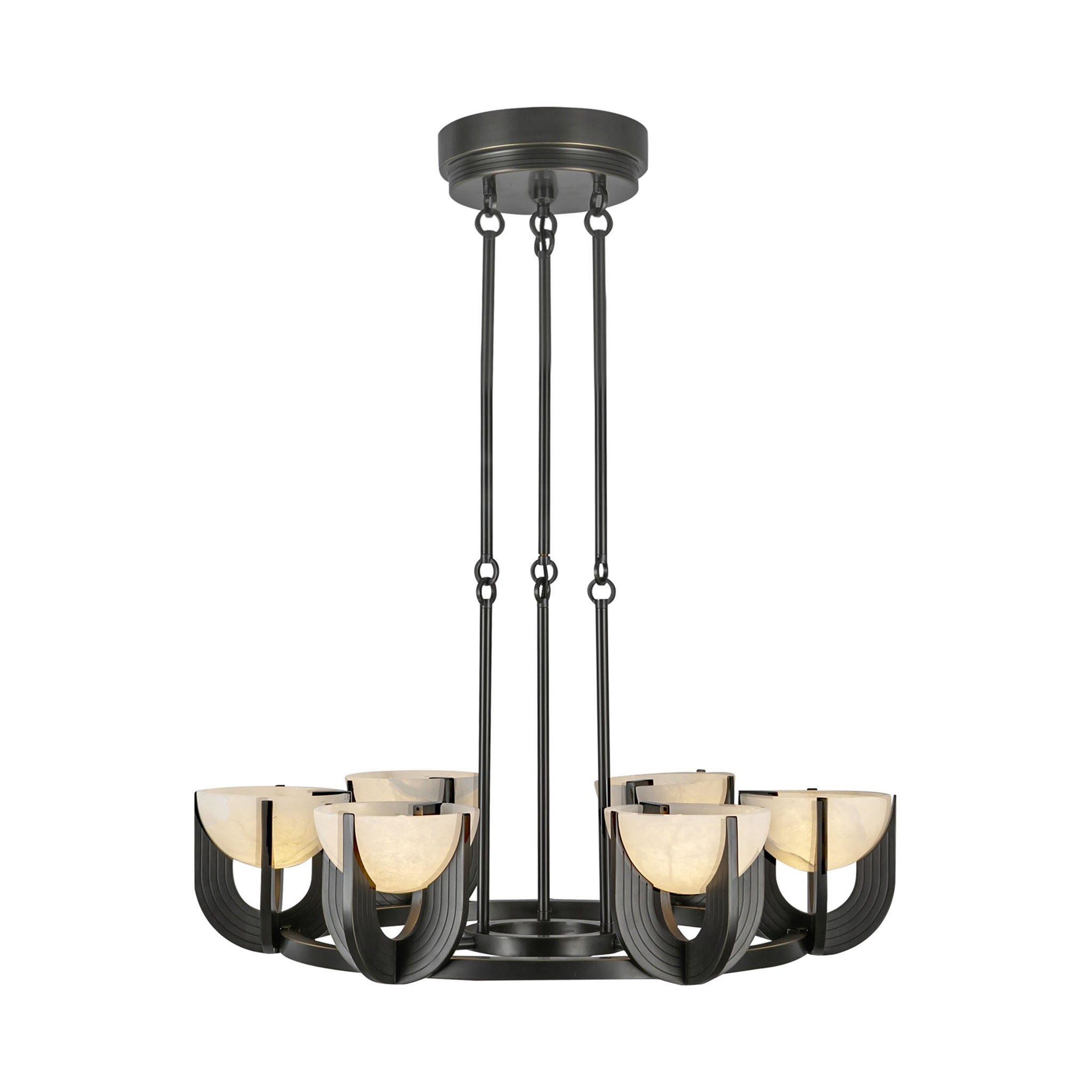 Elowend Globe Glass Chandelier - Wisteria