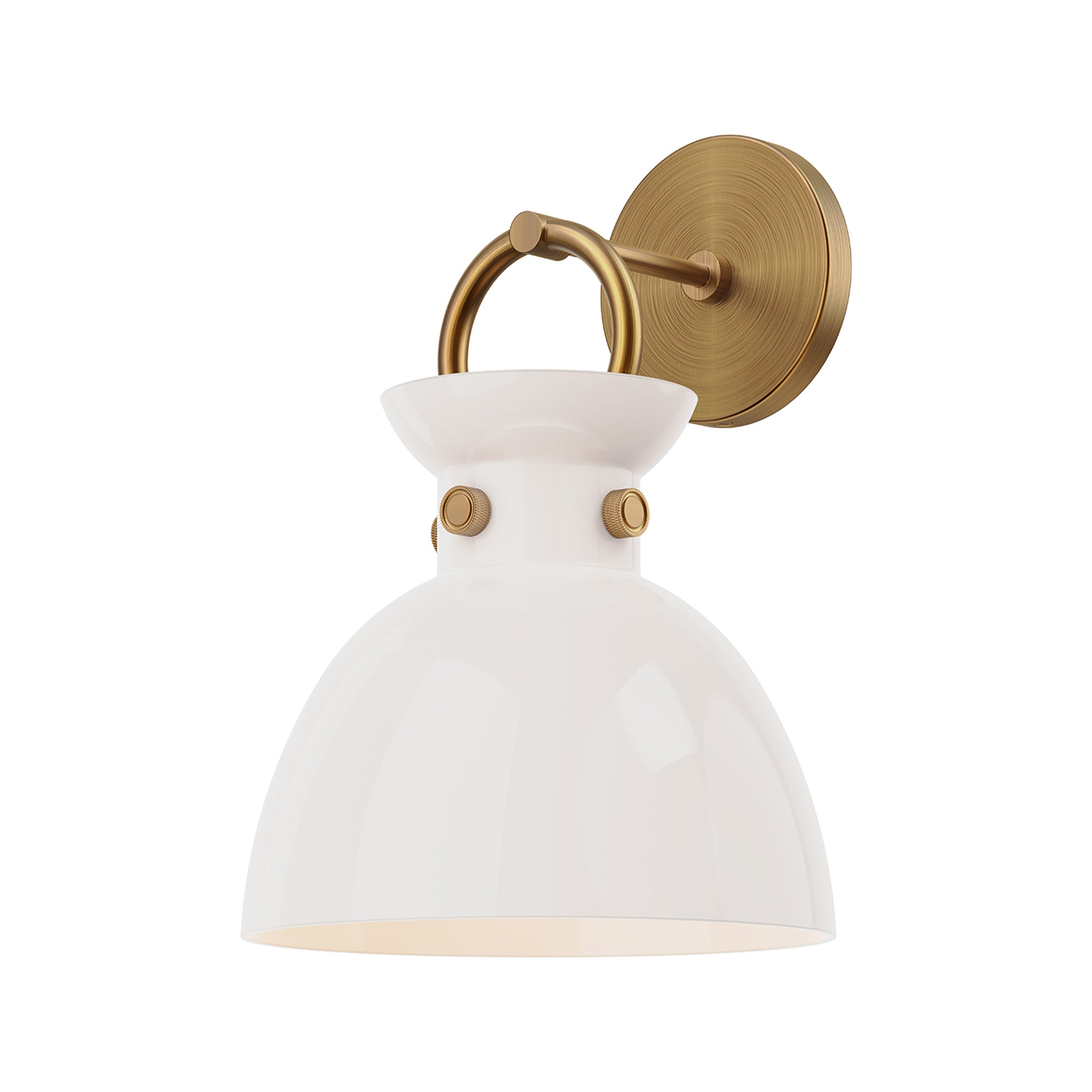 Hollin Open Opal Glass Sconce - Wisteria