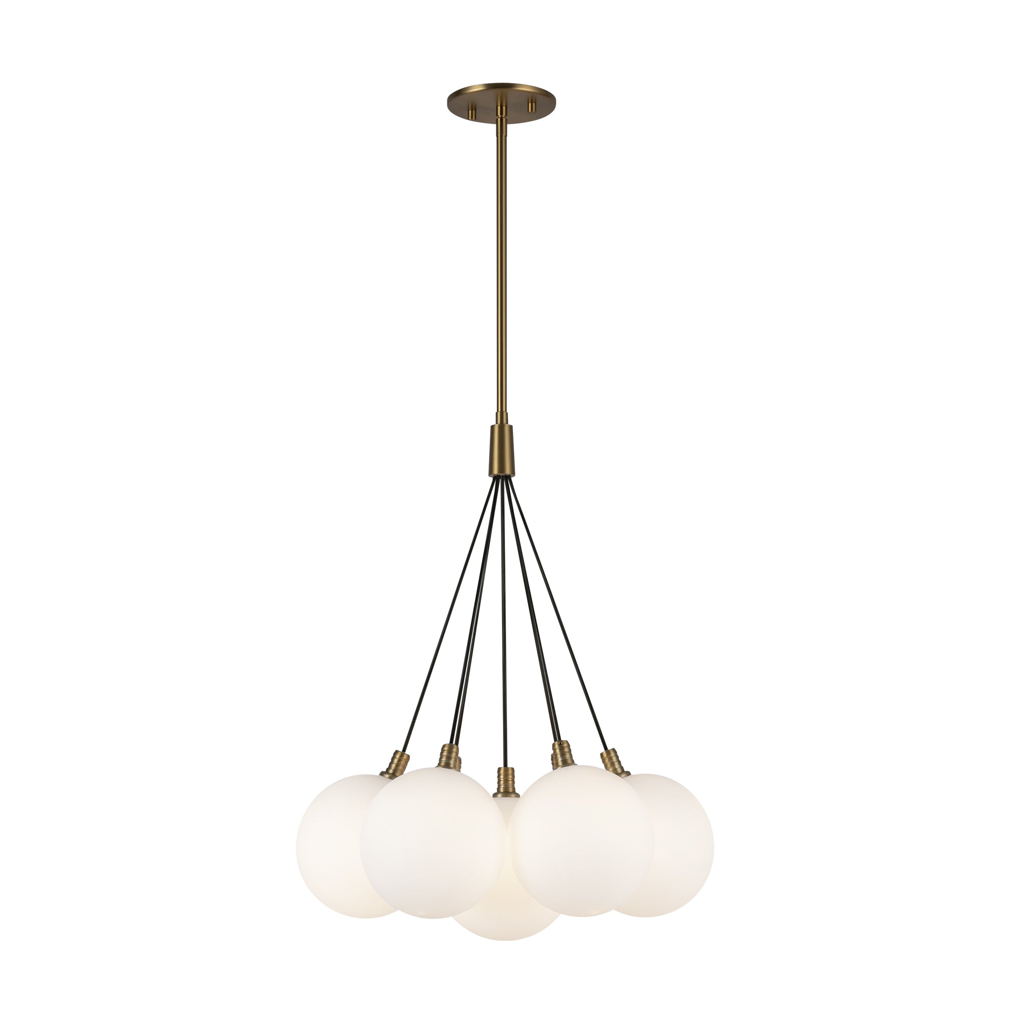 Novaro Opal Cluster Chandelier - 16 inch - Wisteria