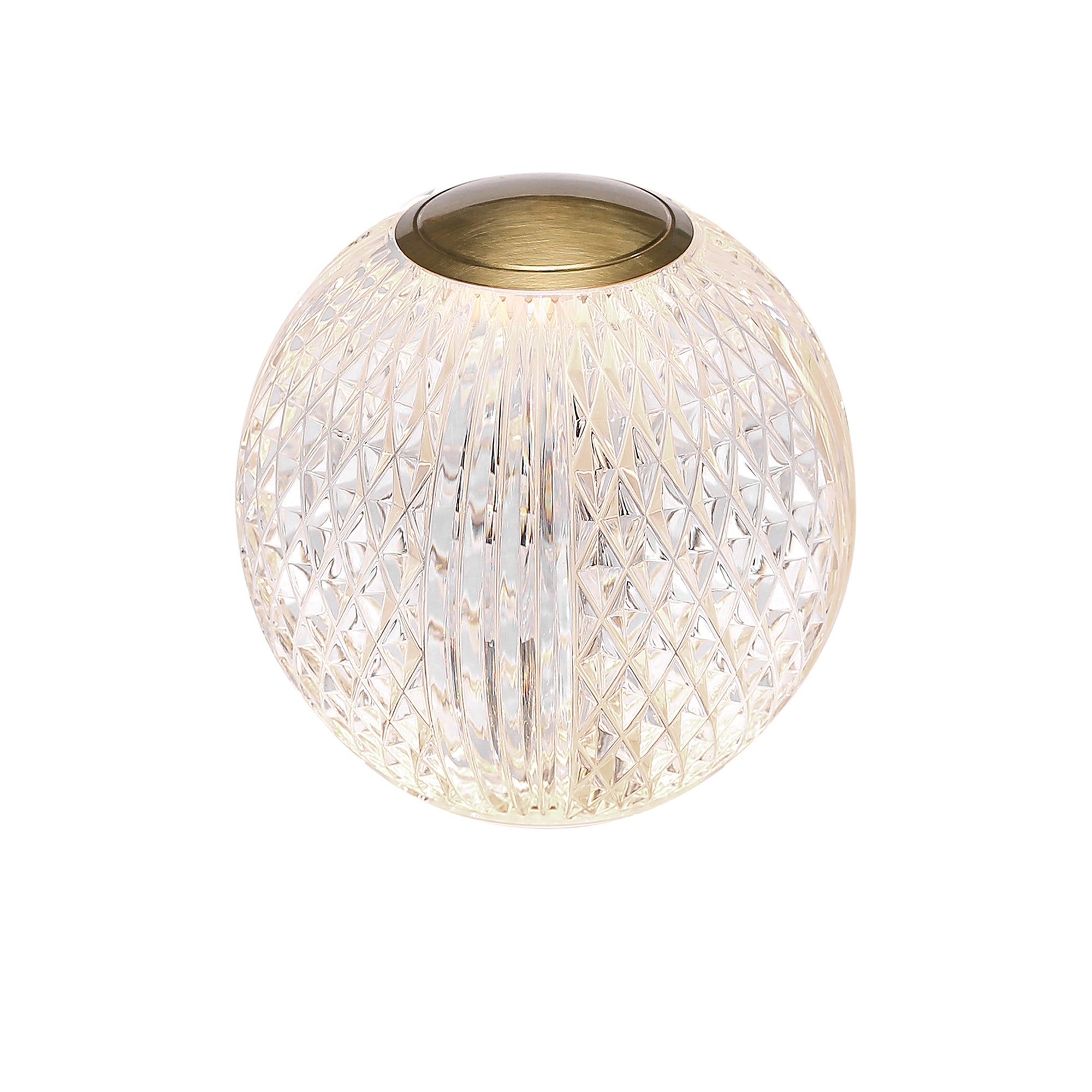 Ardenne Faceted Crystal Lamp - Wisteria