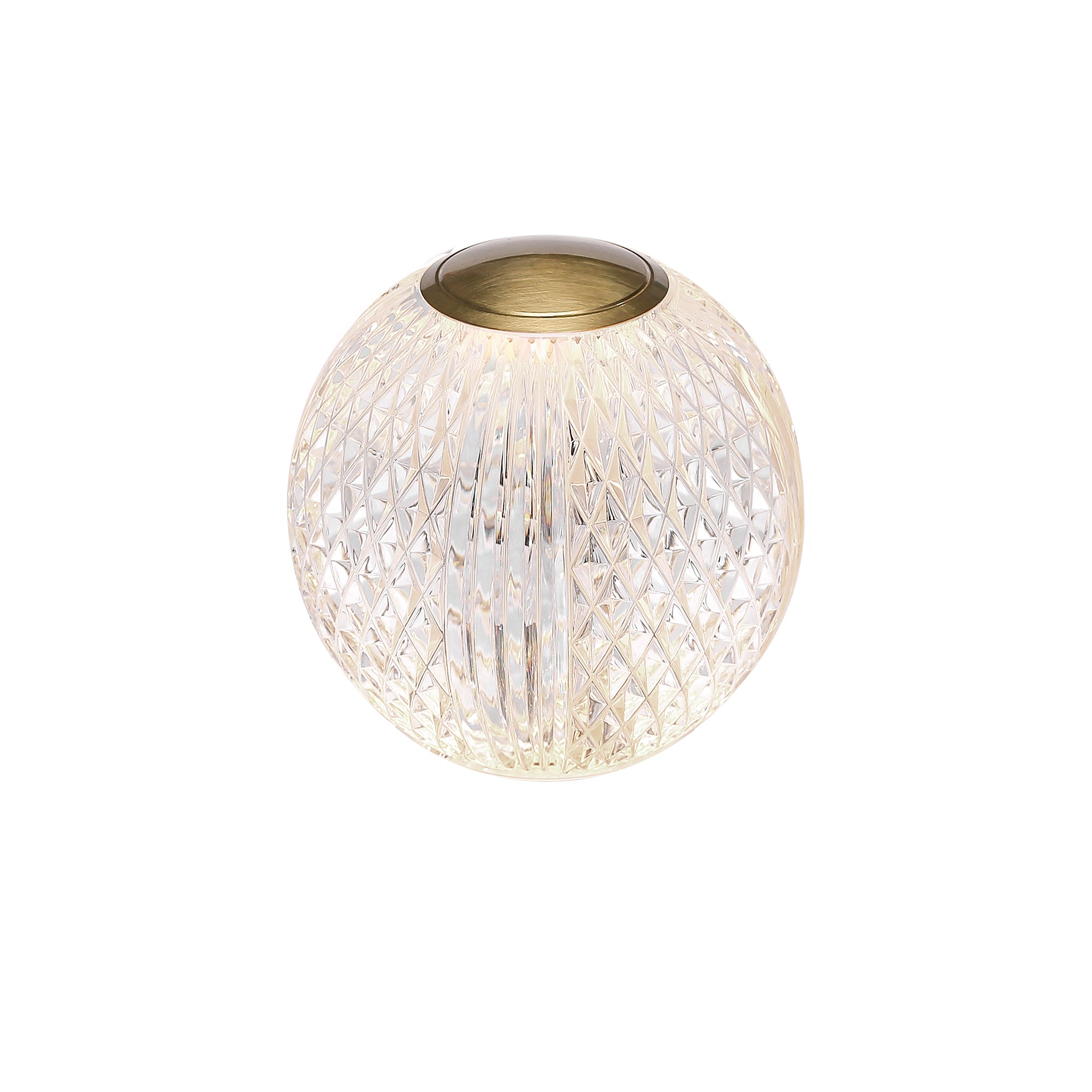 Ardenne Faceted Crystal Lamp - Wisteria