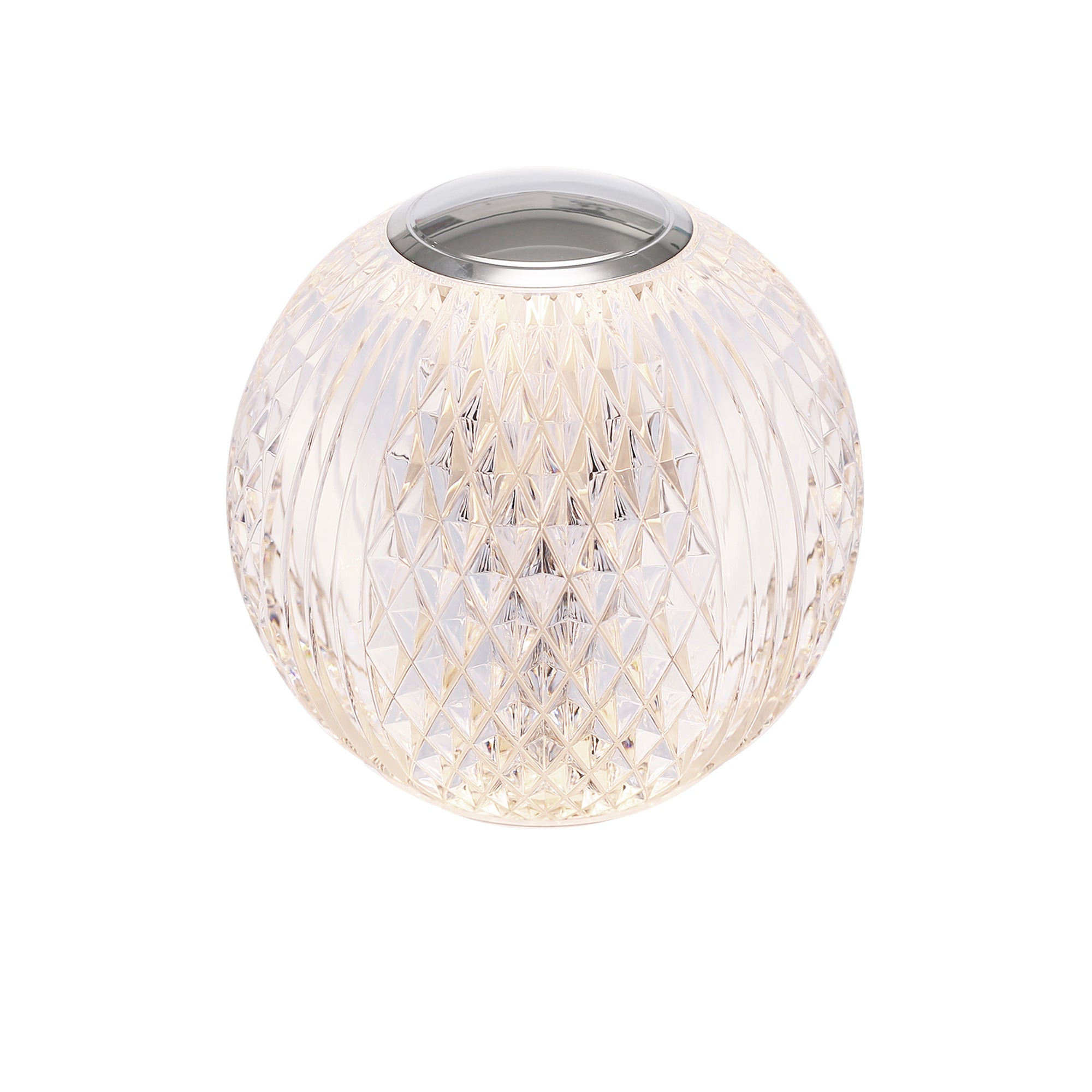 Ardenne Faceted Crystal Lamp - Wisteria