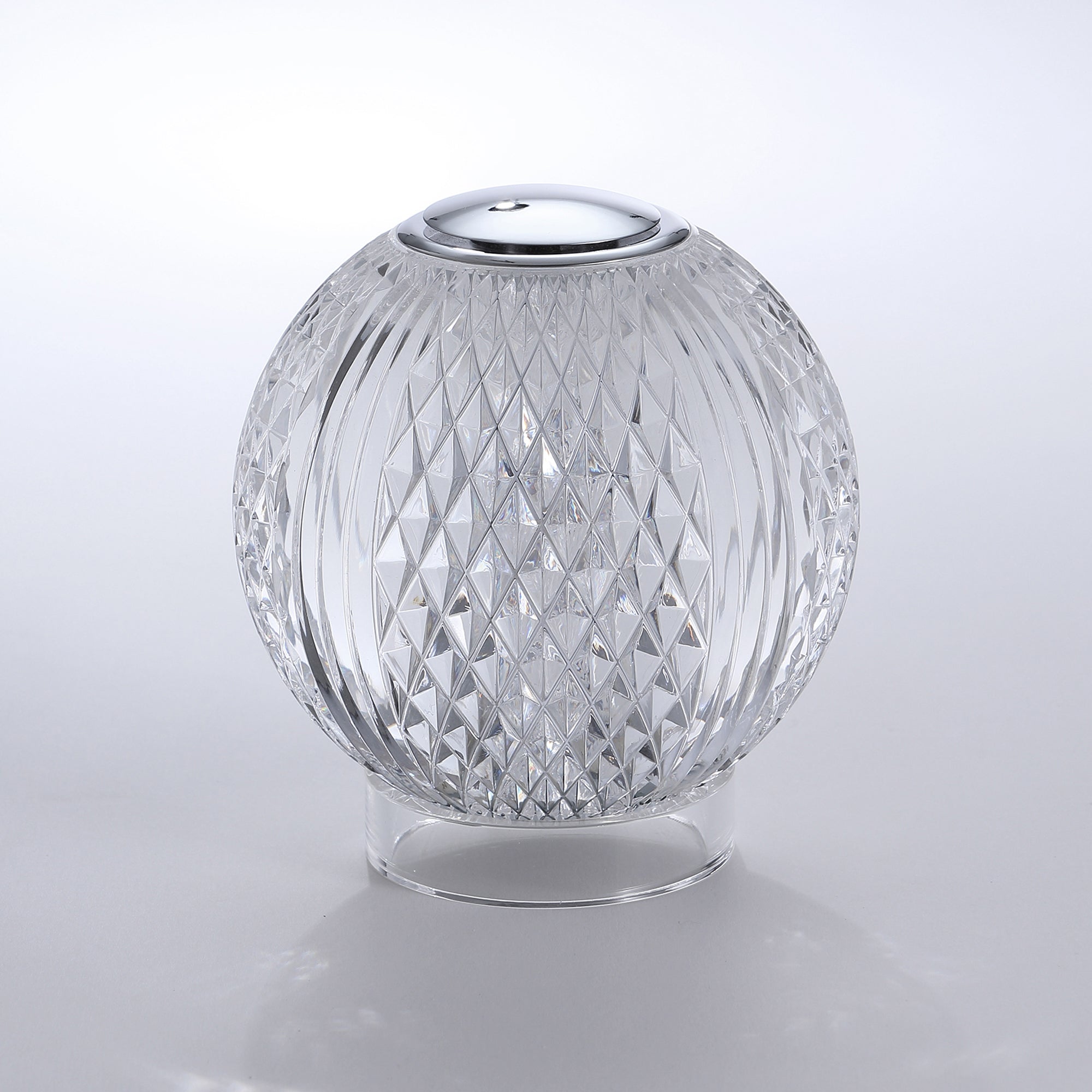 Ardenne Faceted Crystal Lamp - Wisteria