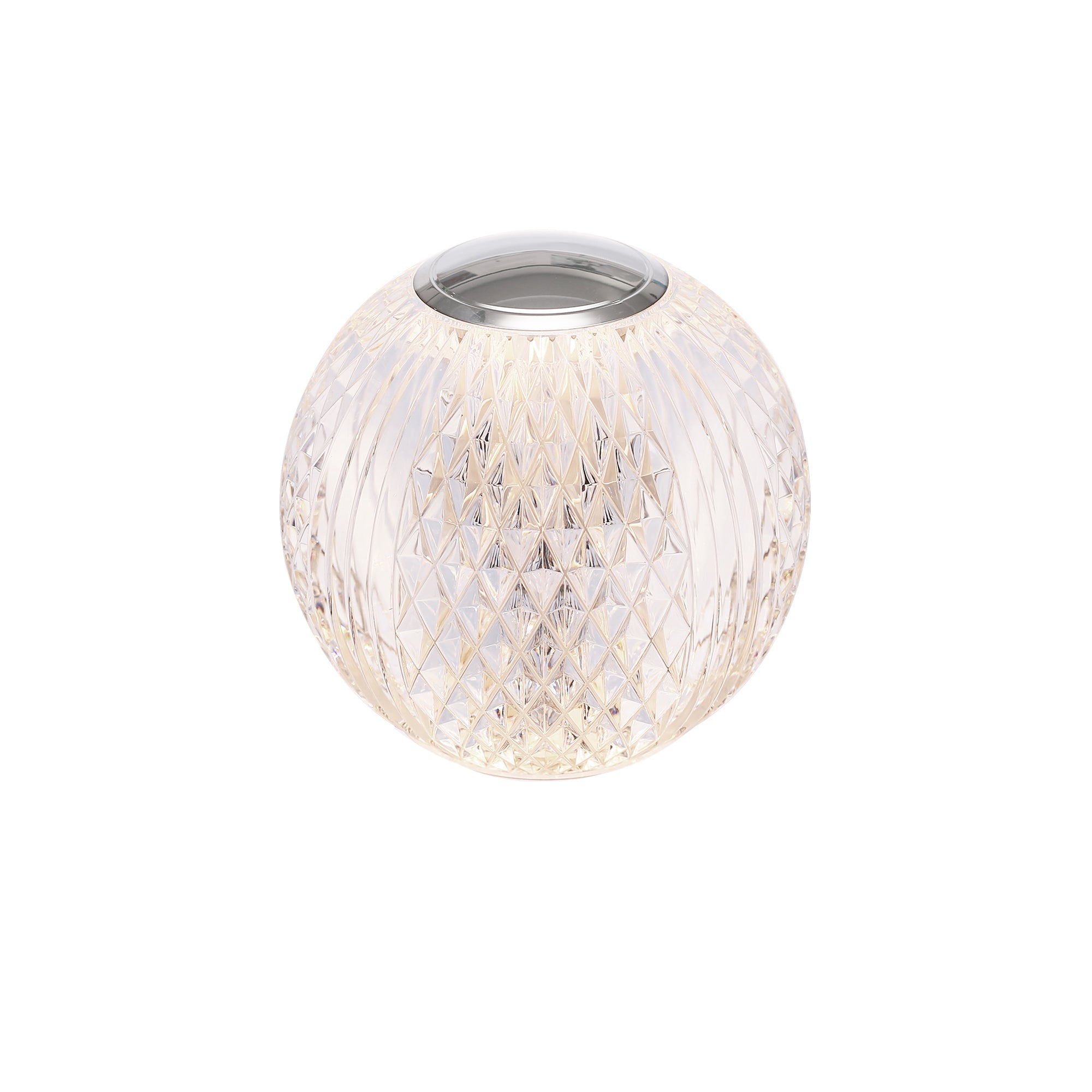 Ardenne Faceted Crystal Lamp - Wisteria