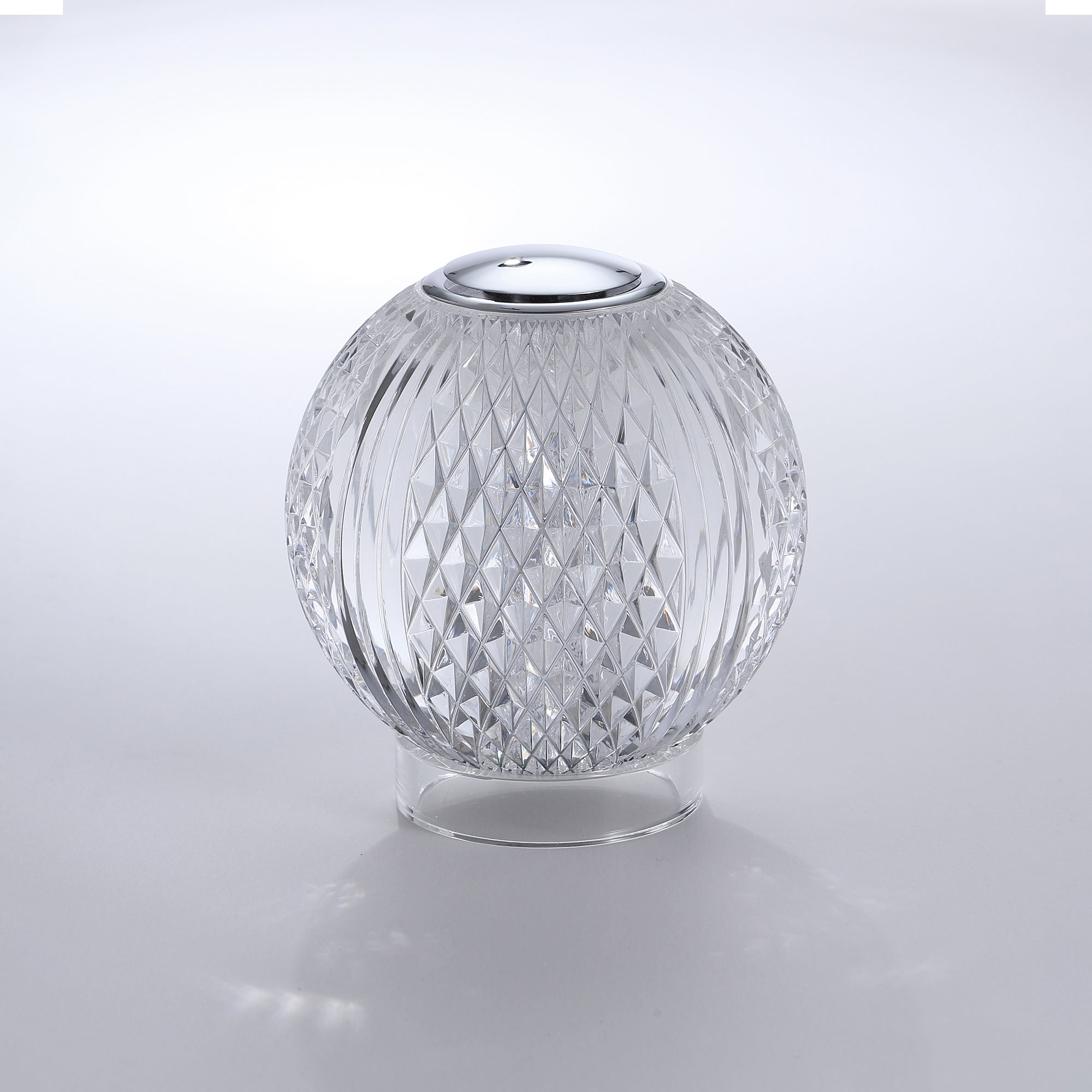 Ardenne Faceted Crystal Lamp - Wisteria