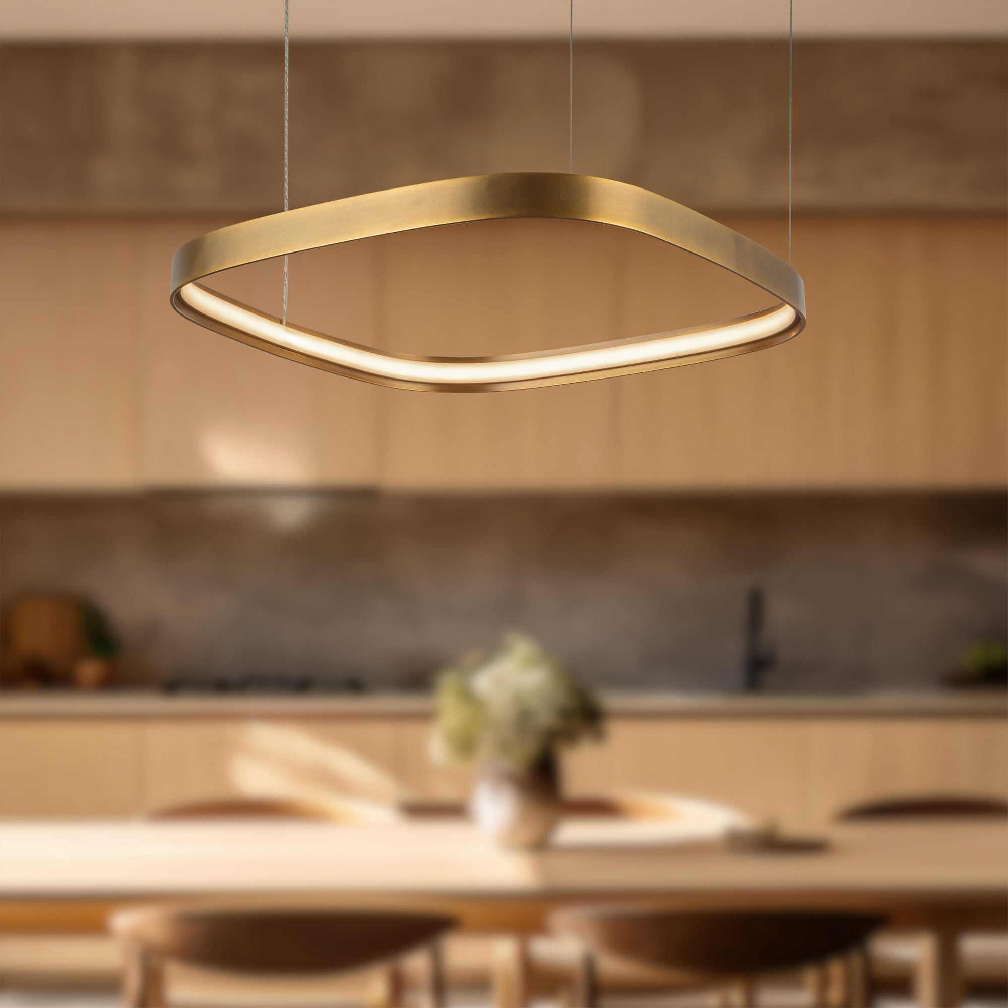 Penholde LED Metal Pendant Chandelier - Wisteria