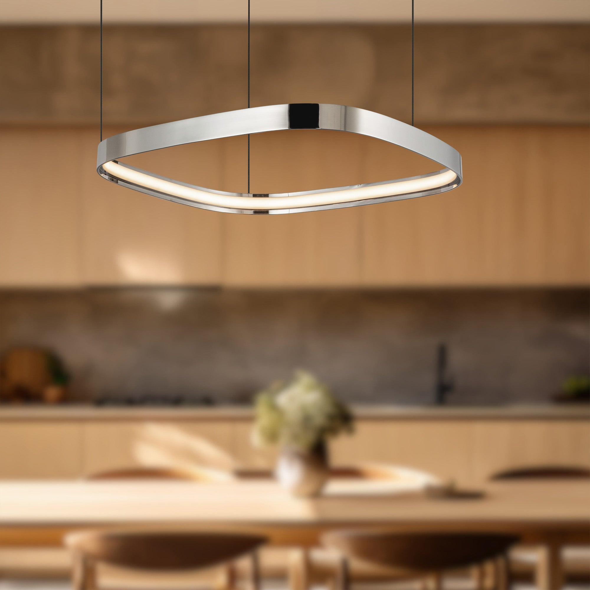 Penholde LED Metal Pendant Chandelier - Wisteria