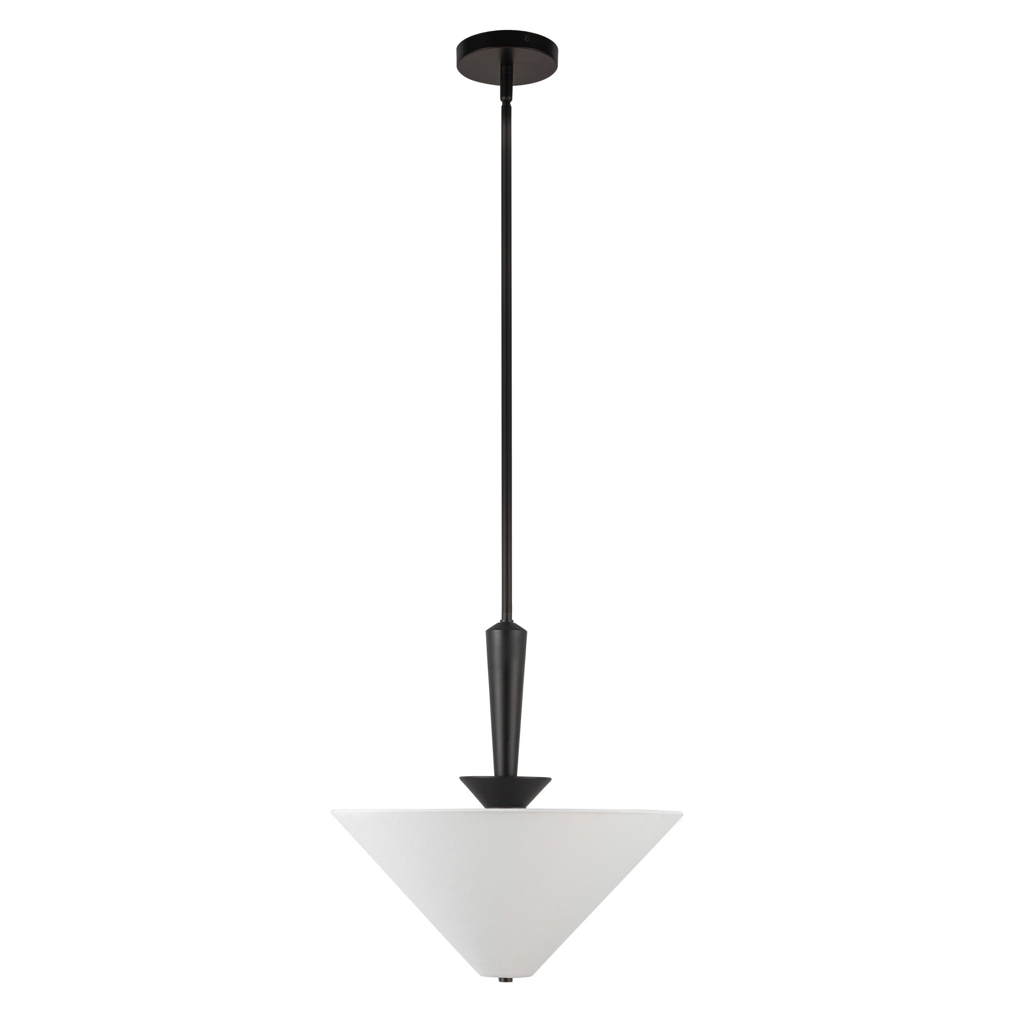 Orvella Linen Cone Pendant - Wisteria