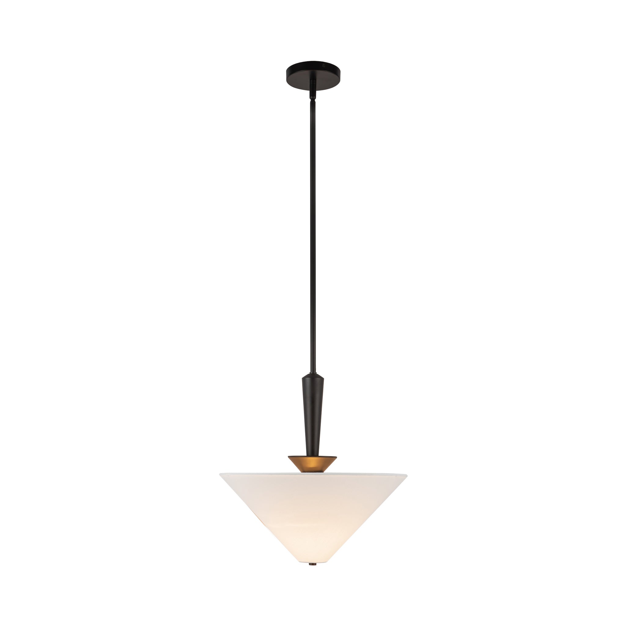 Orvella Linen Cone Pendant - Wisteria